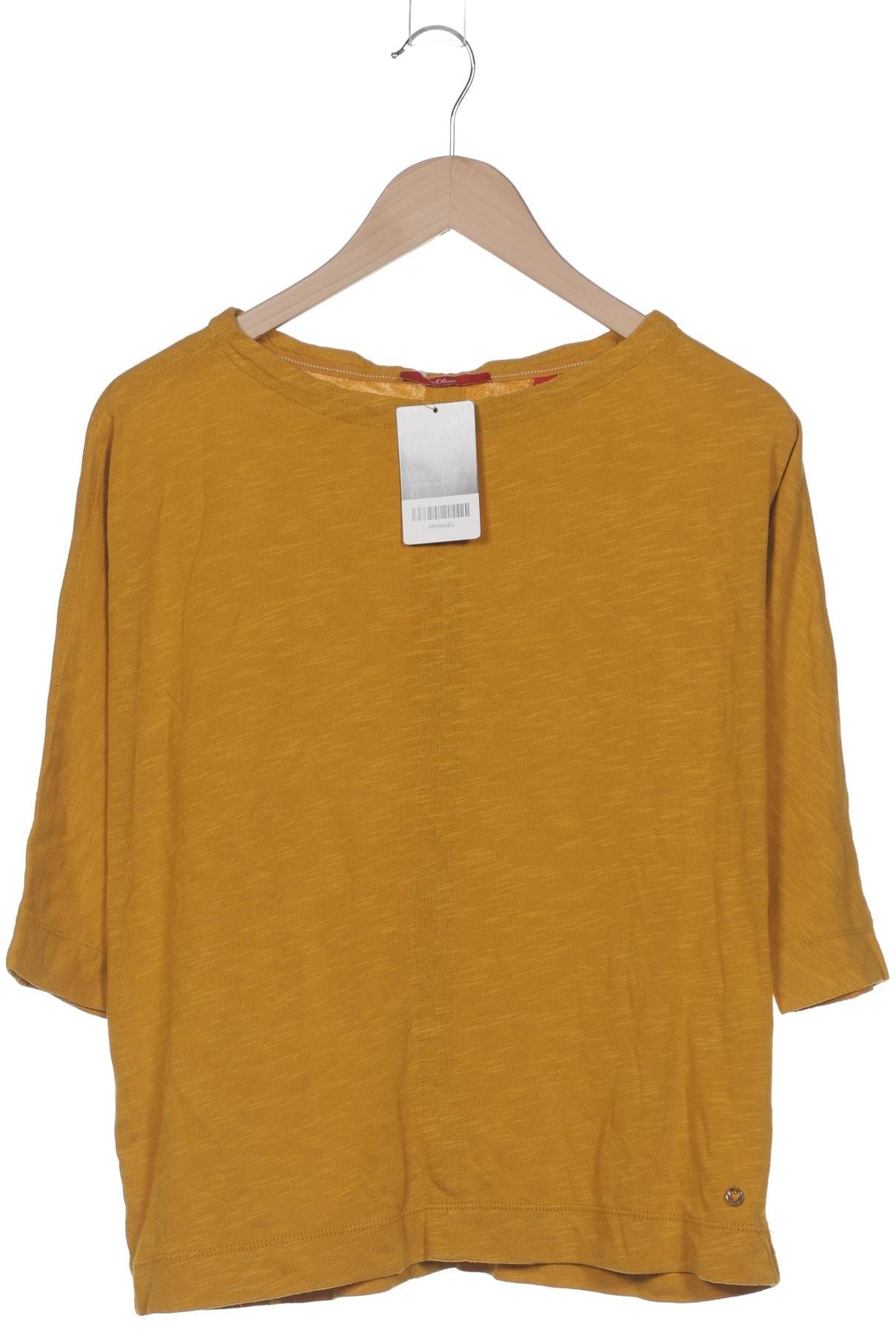 

s.Oliver Damen Langarmshirt, orange, Gr. 38