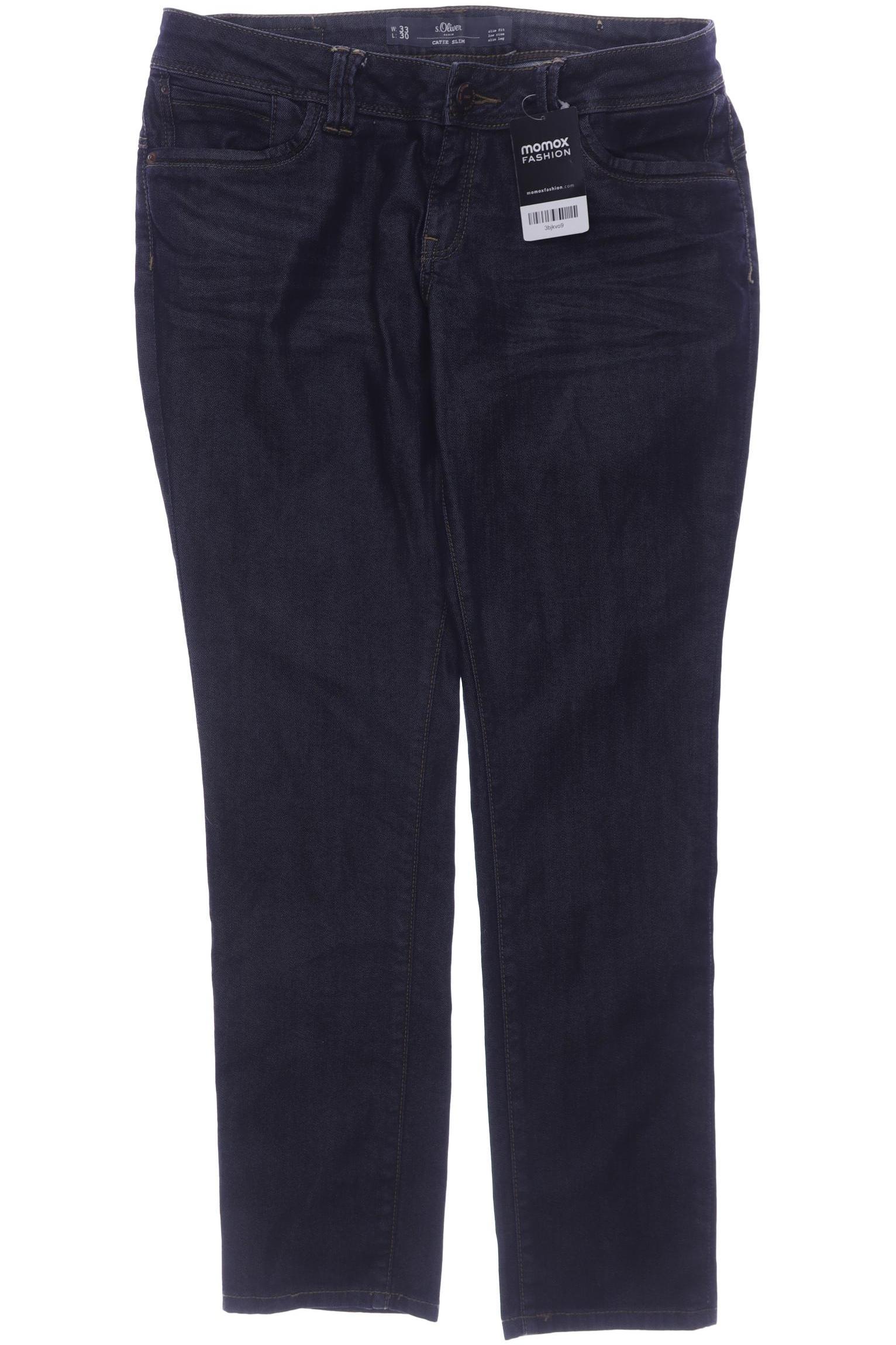 

s.Oliver Damen Jeans, marineblau