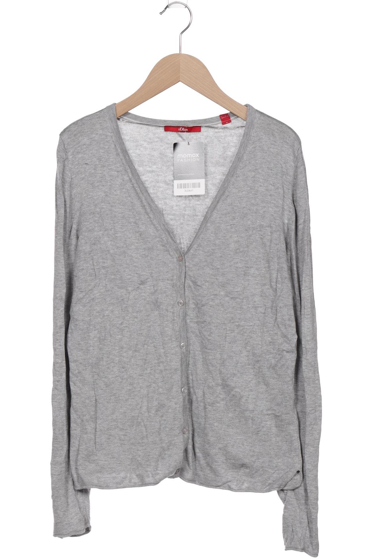

s.Oliver Damen Strickjacke, grau