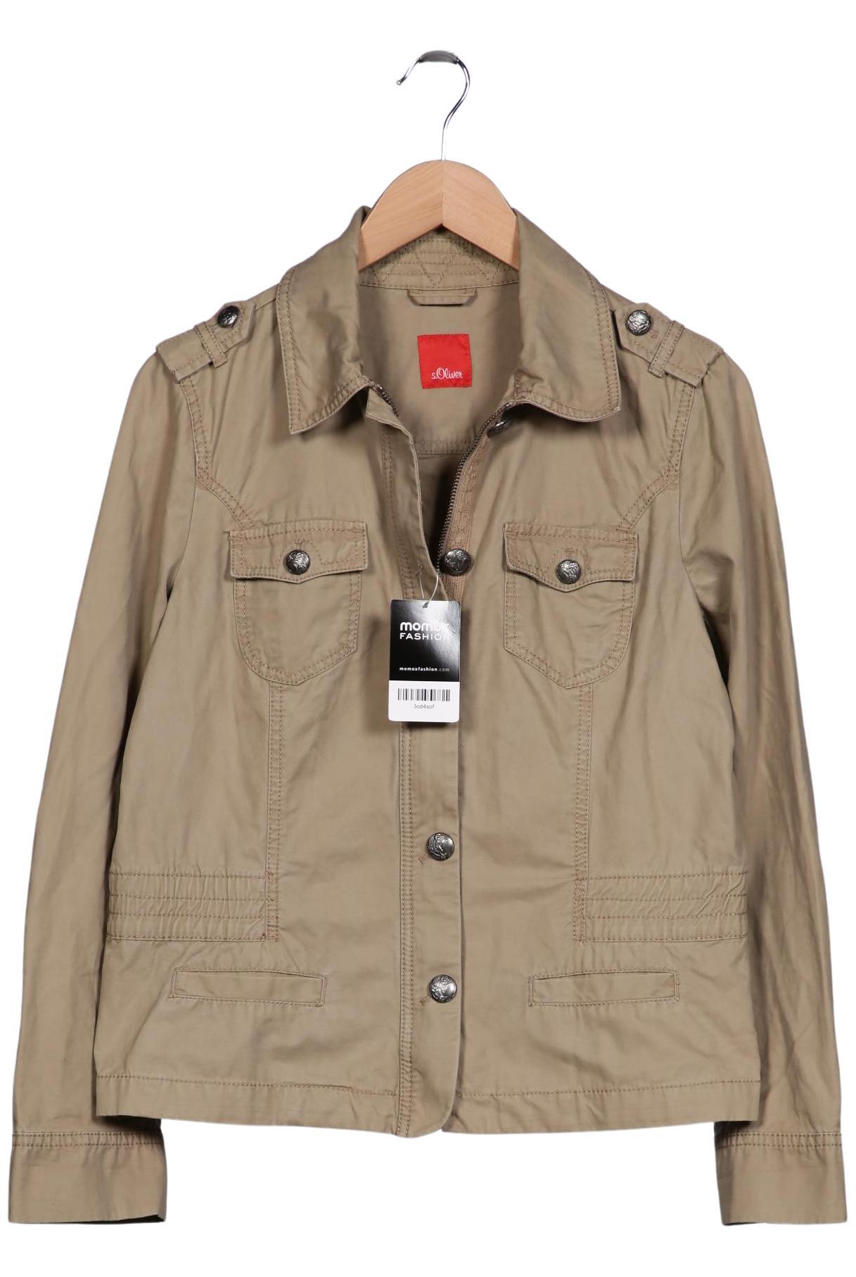 

s.Oliver Damen Jacke, beige, Gr. 40