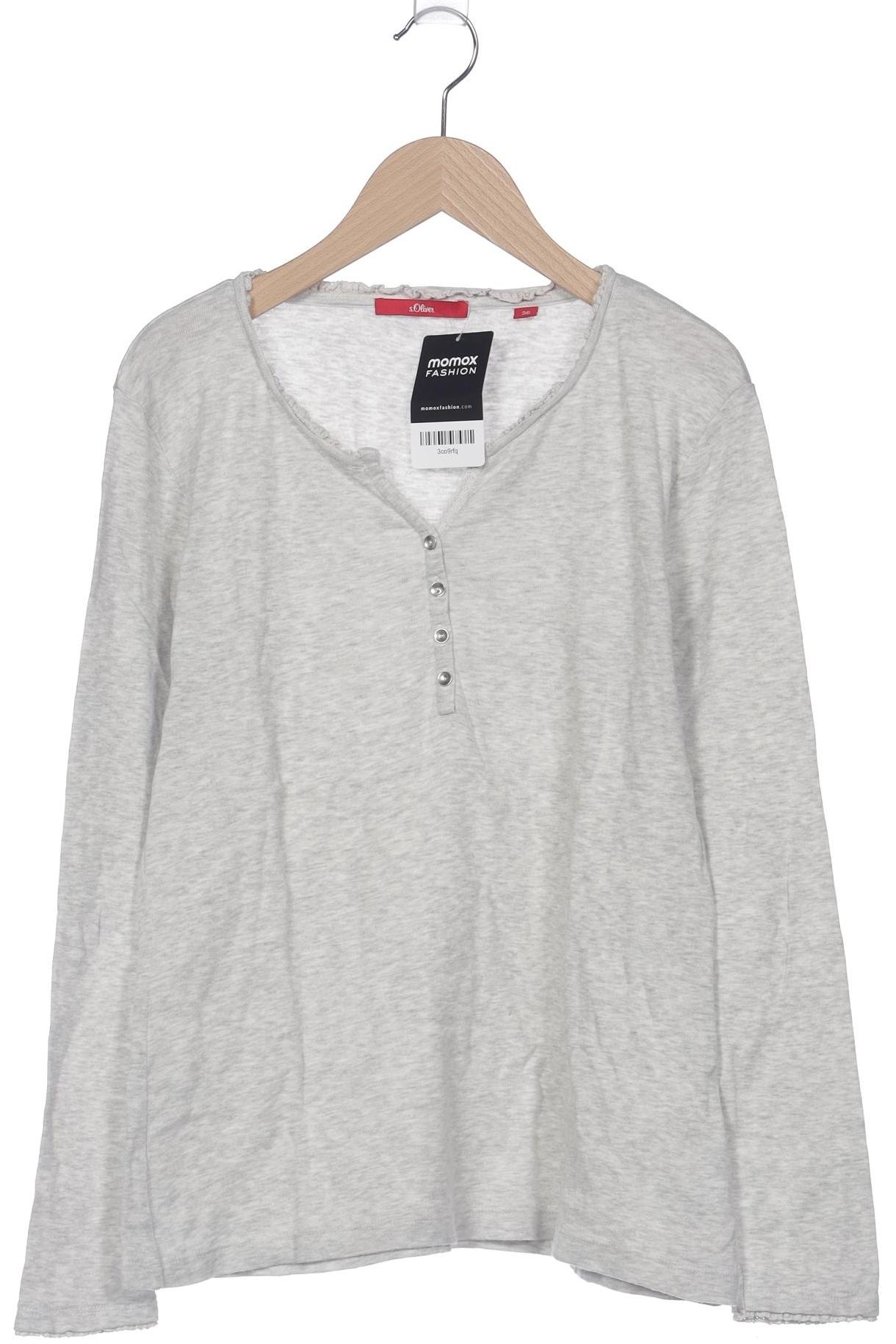 

s.Oliver Damen Langarmshirt, grau, Gr. 36