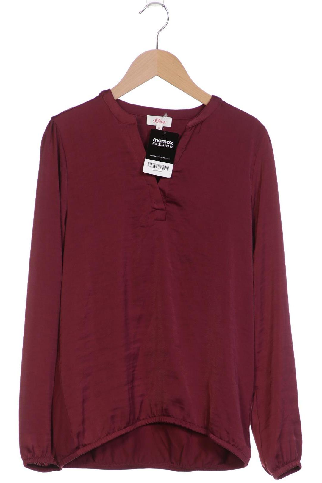 

s.Oliver Damen Langarmshirt, bordeaux, Gr. 32