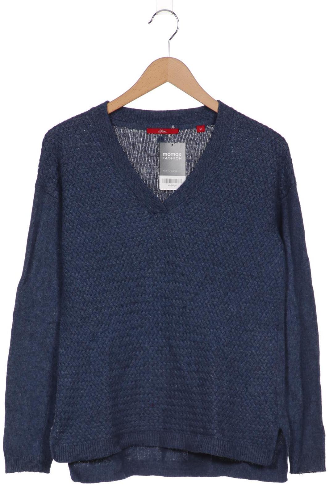 

s.Oliver Damen Pullover, blau, Gr. 38