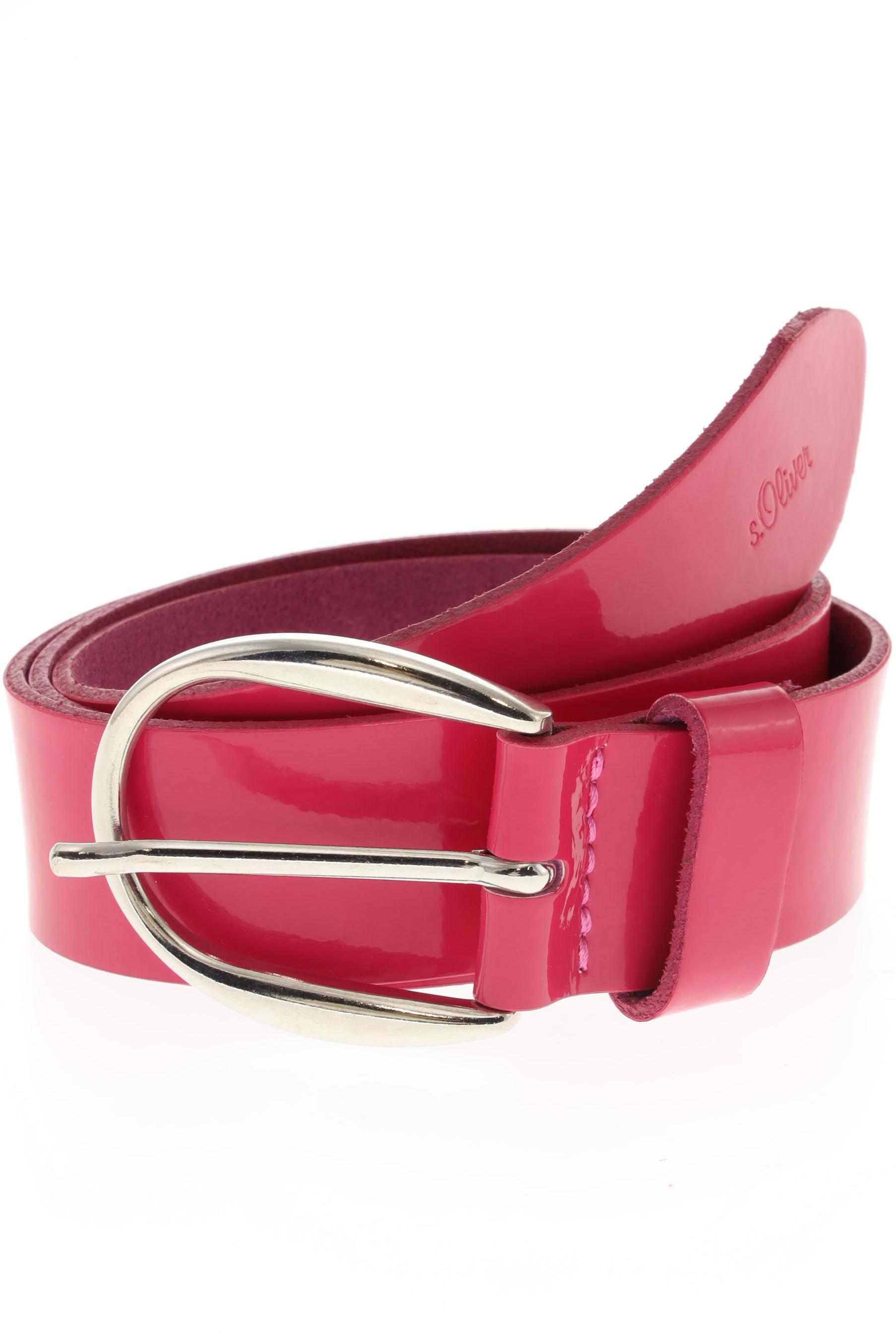 

s.Oliver Damen Gürtel, pink, Gr. 80