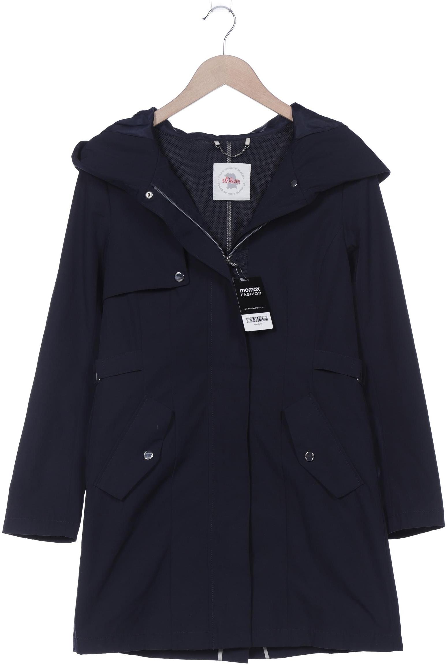 

s.Oliver Damen Mantel, marineblau, Gr. 36