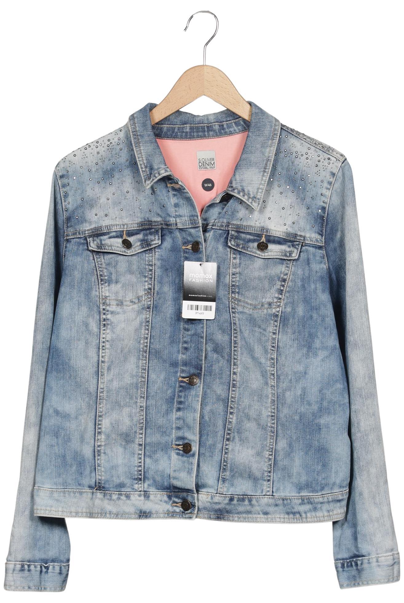 

s.Oliver Damen Jacke, hellblau, Gr. 46