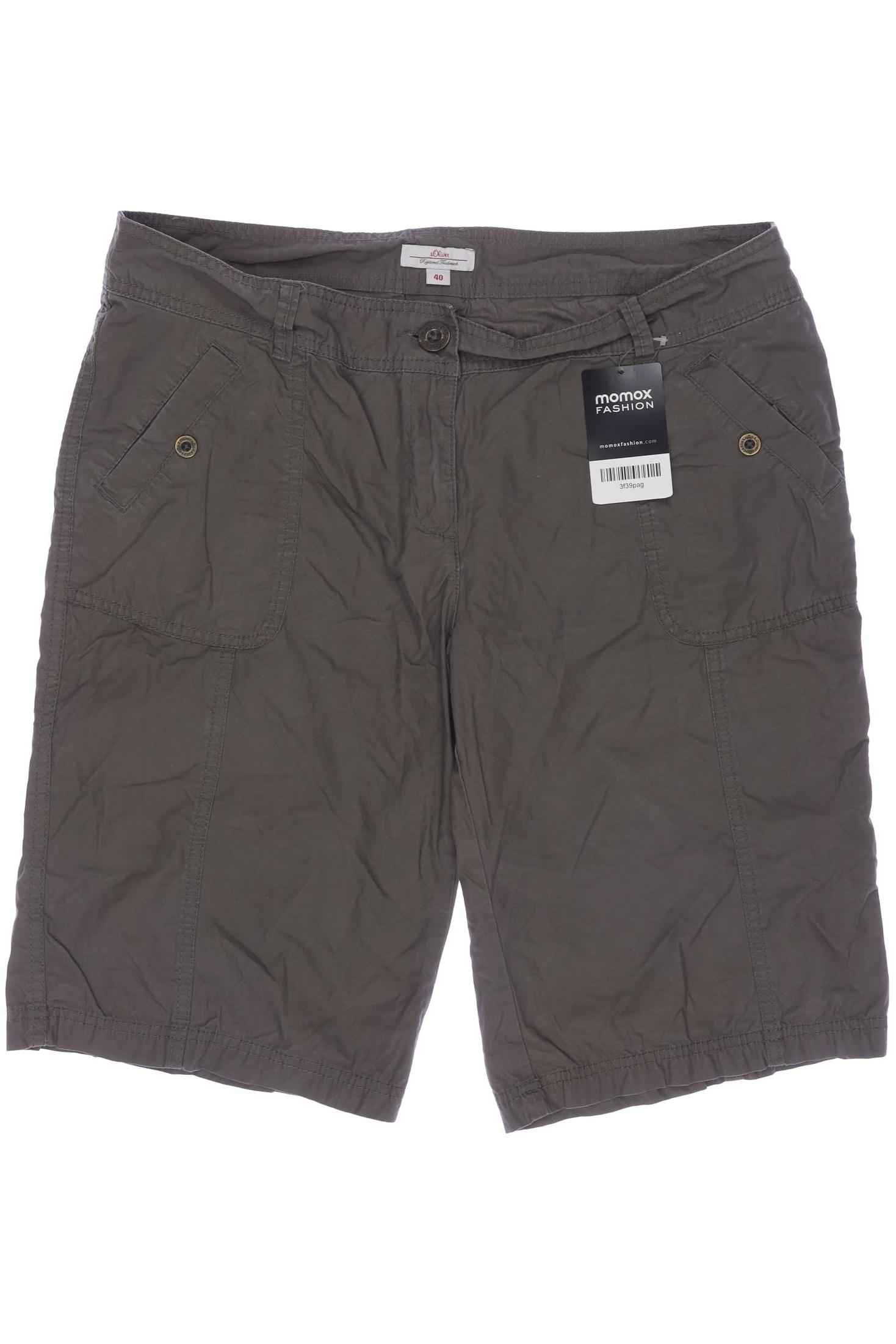 

s.Oliver Damen Shorts, grün, Gr. 40