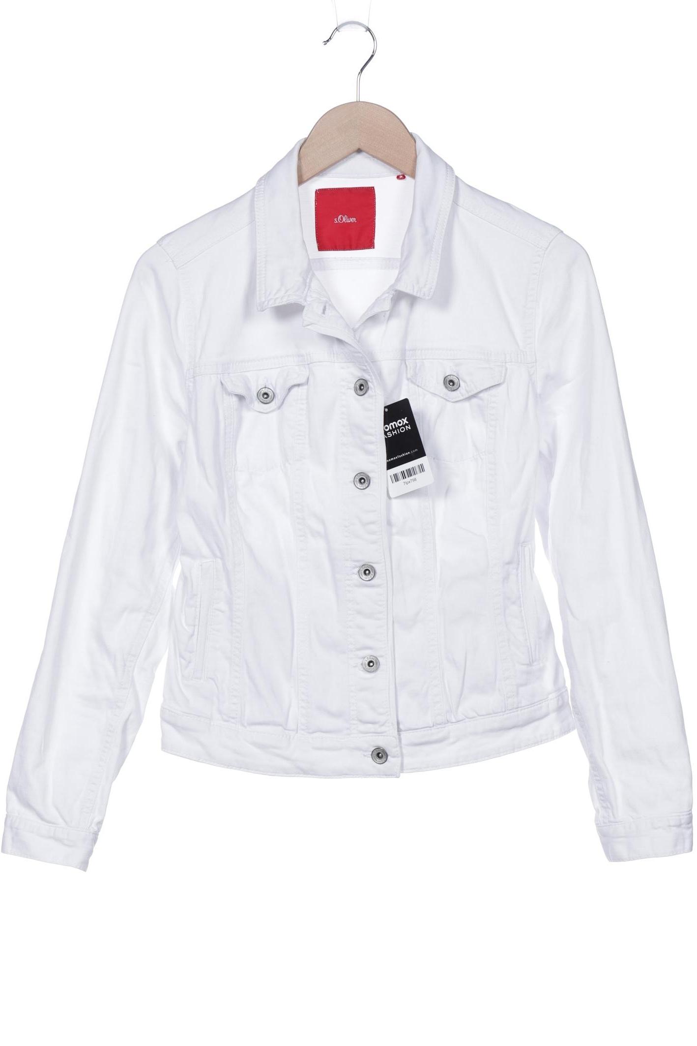 

s.Oliver Damen Jacke, weiß, Gr. 38