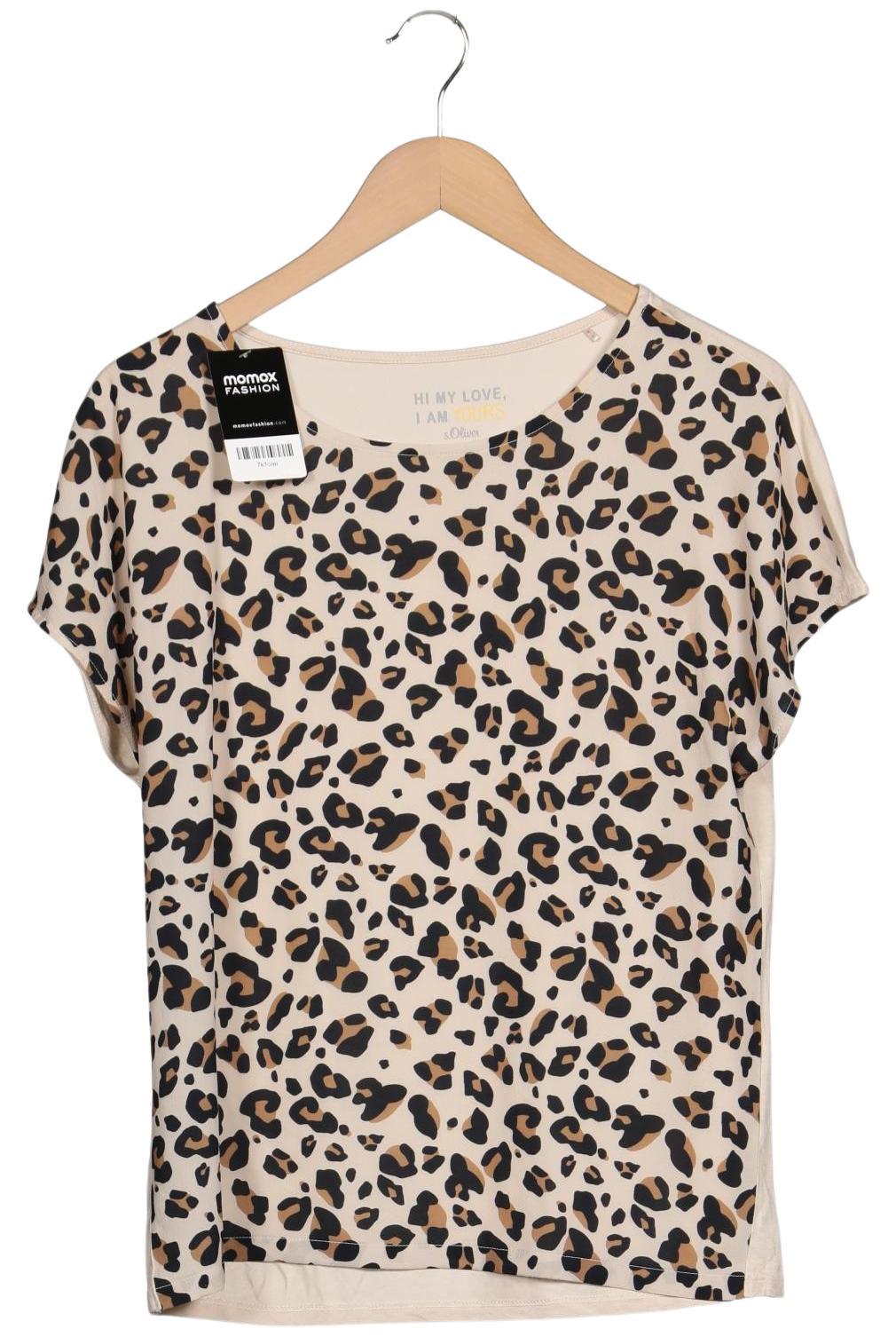 

s.Oliver Damen T-Shirt, beige, Gr. 36