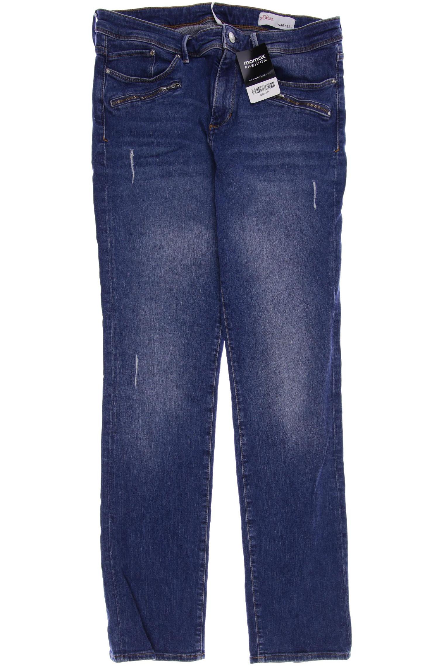 

s.Oliver Damen Jeans, blau