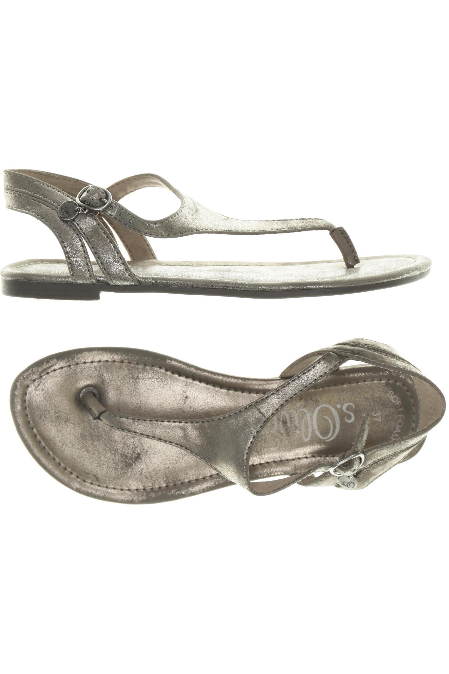 

s.Oliver Damen Sandale, grau, Gr. 37