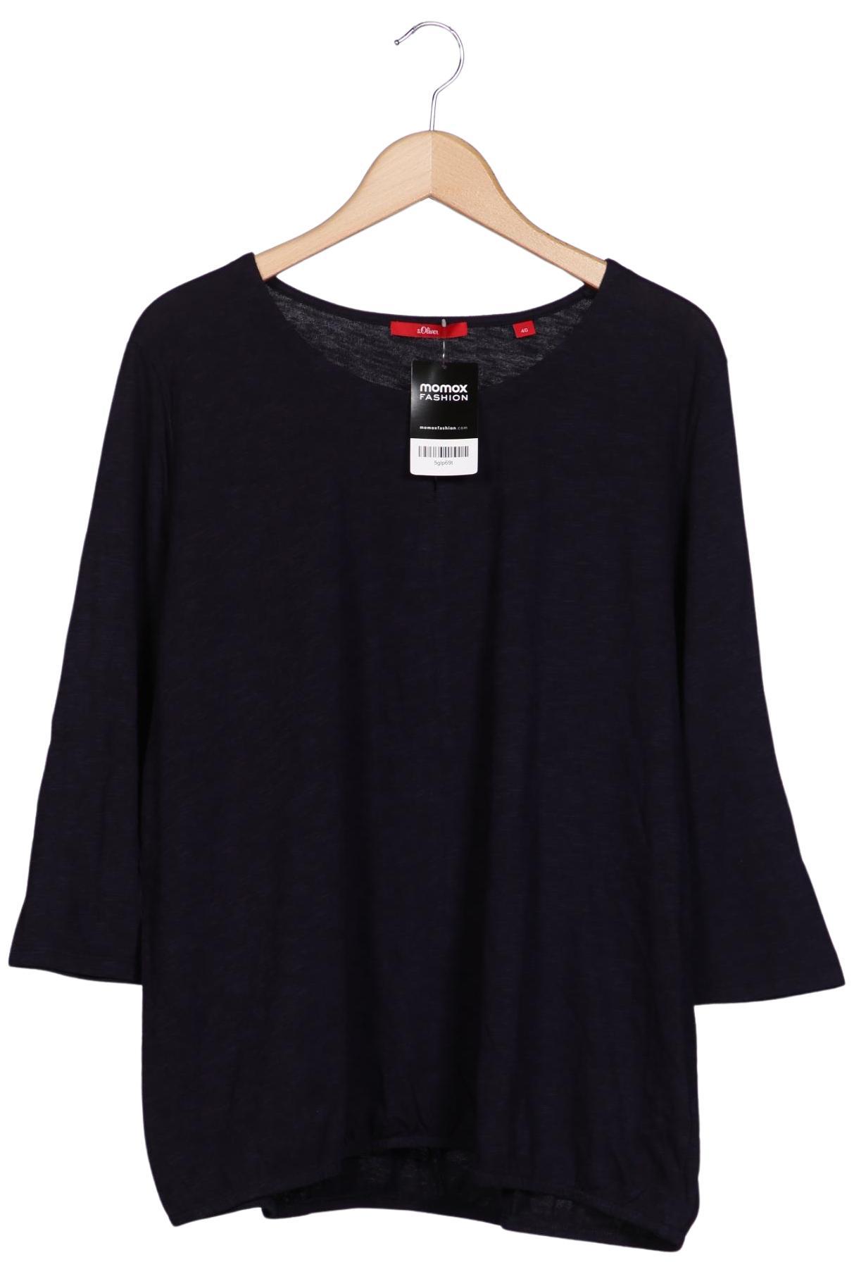 

s.Oliver Damen Langarmshirt, marineblau, Gr. 46