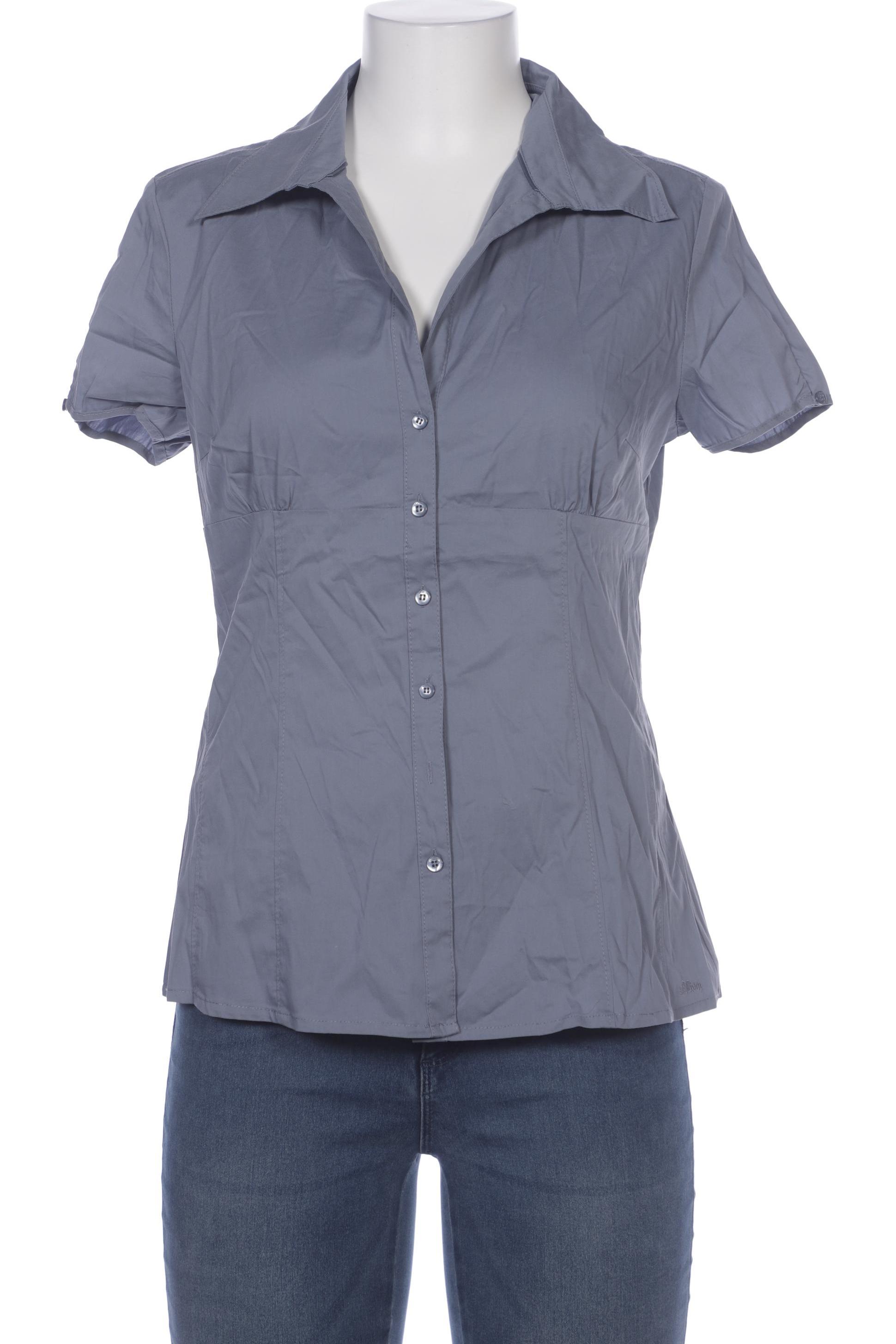 

s.Oliver Damen Bluse, blau, Gr. 40