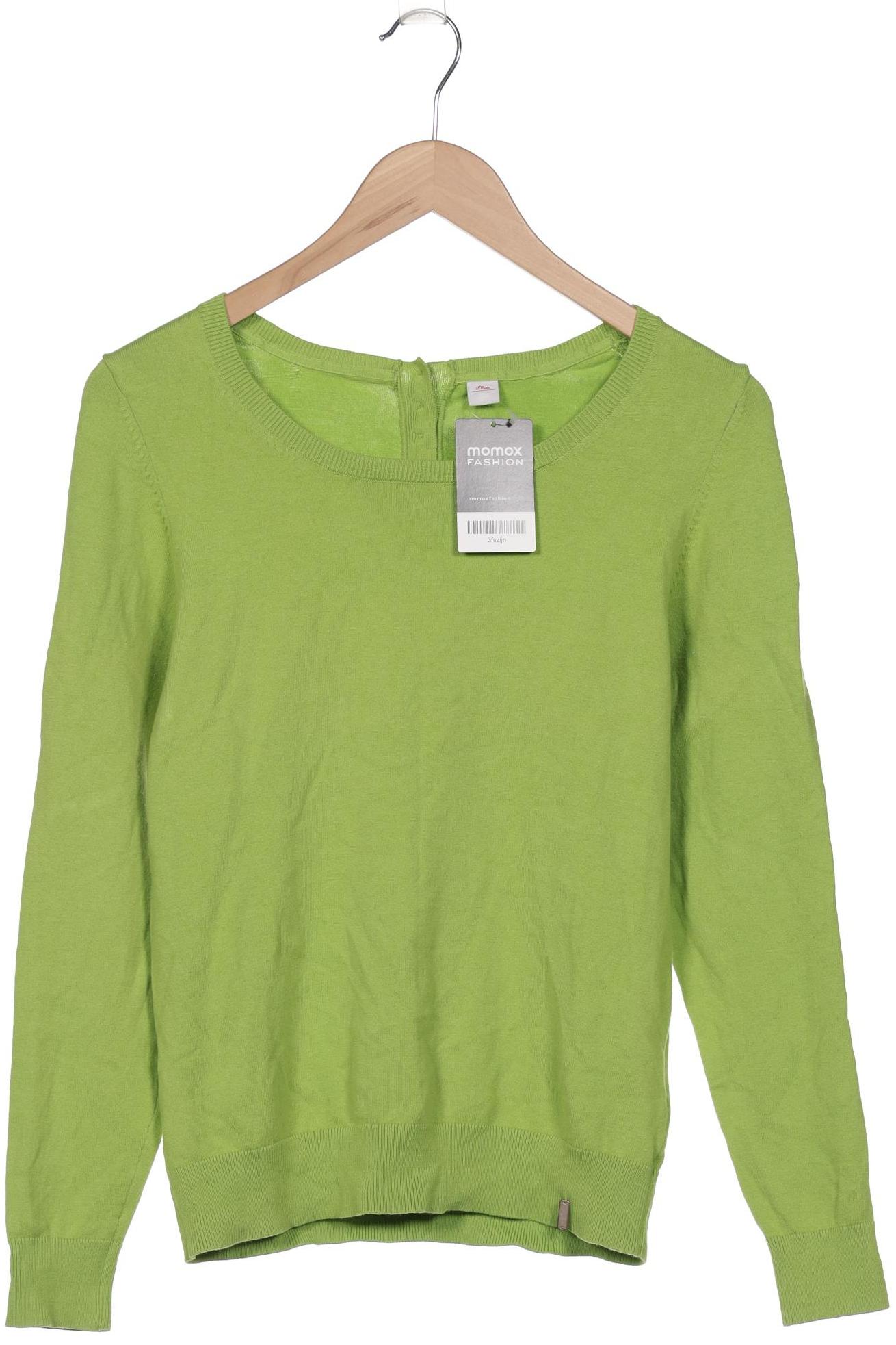 

s.Oliver Damen Pullover, grün, Gr. 38