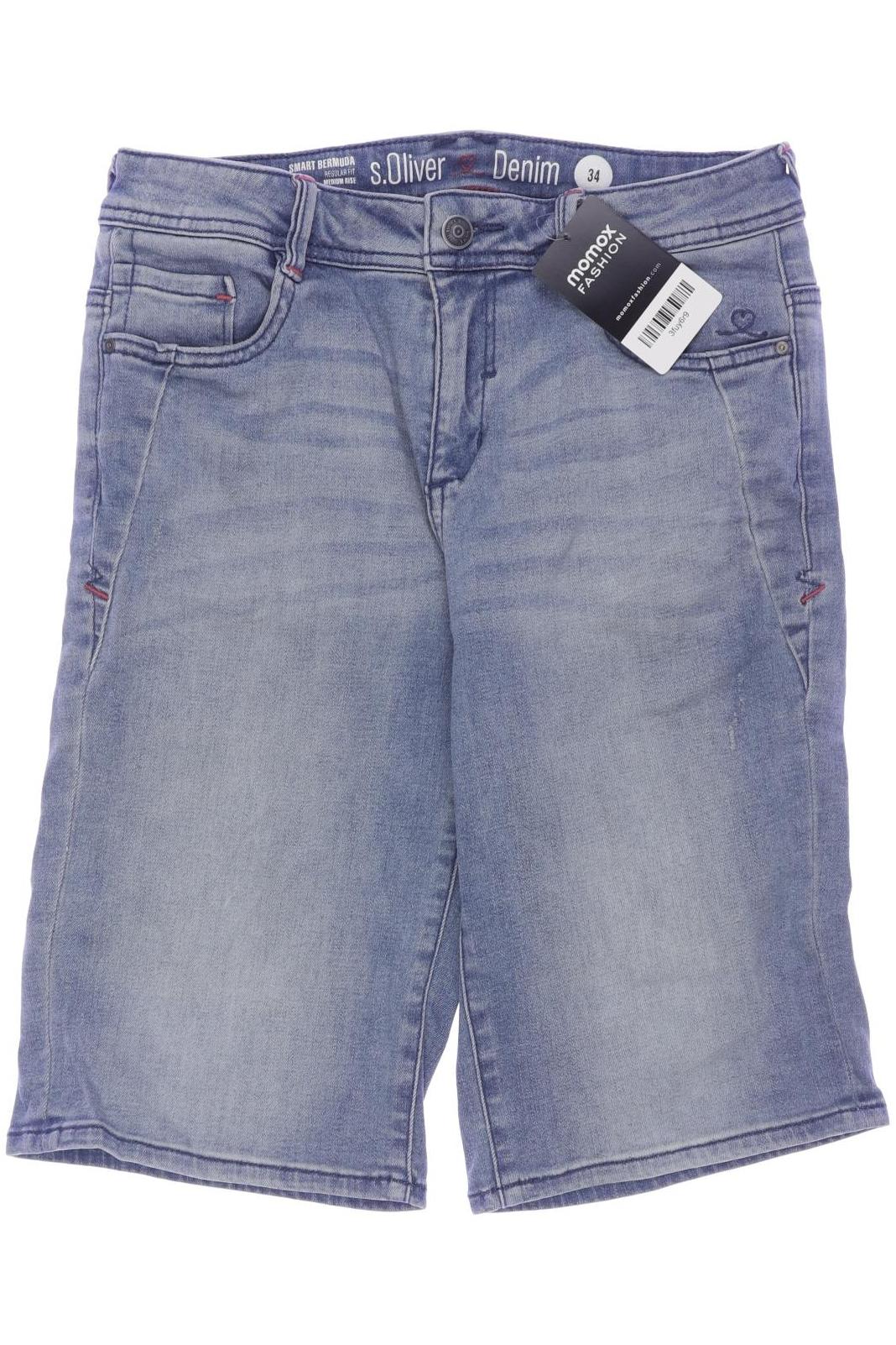 

s.Oliver Damen Shorts, blau, Gr. 34