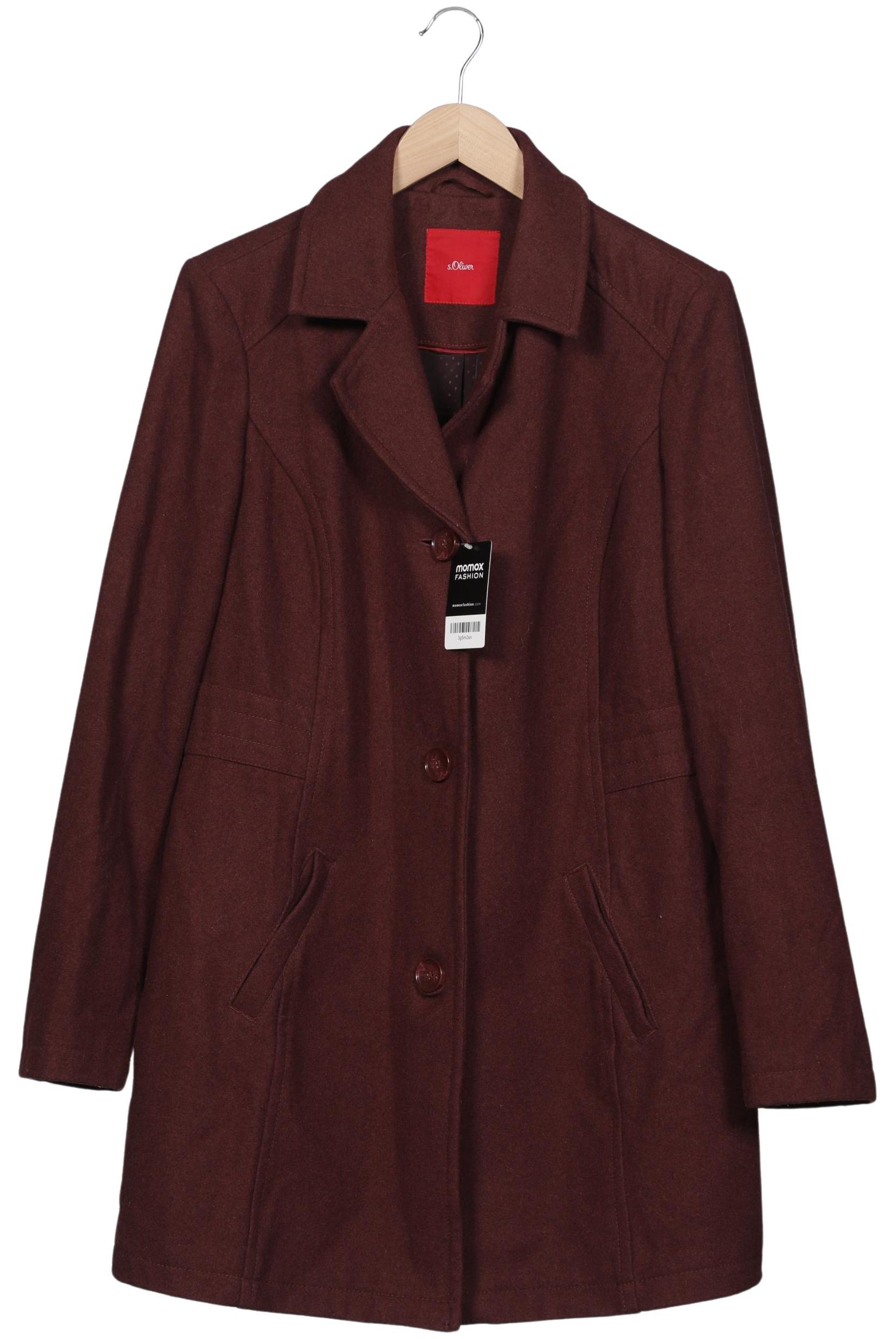 

s.Oliver Damen Mantel, bordeaux, Gr. 44