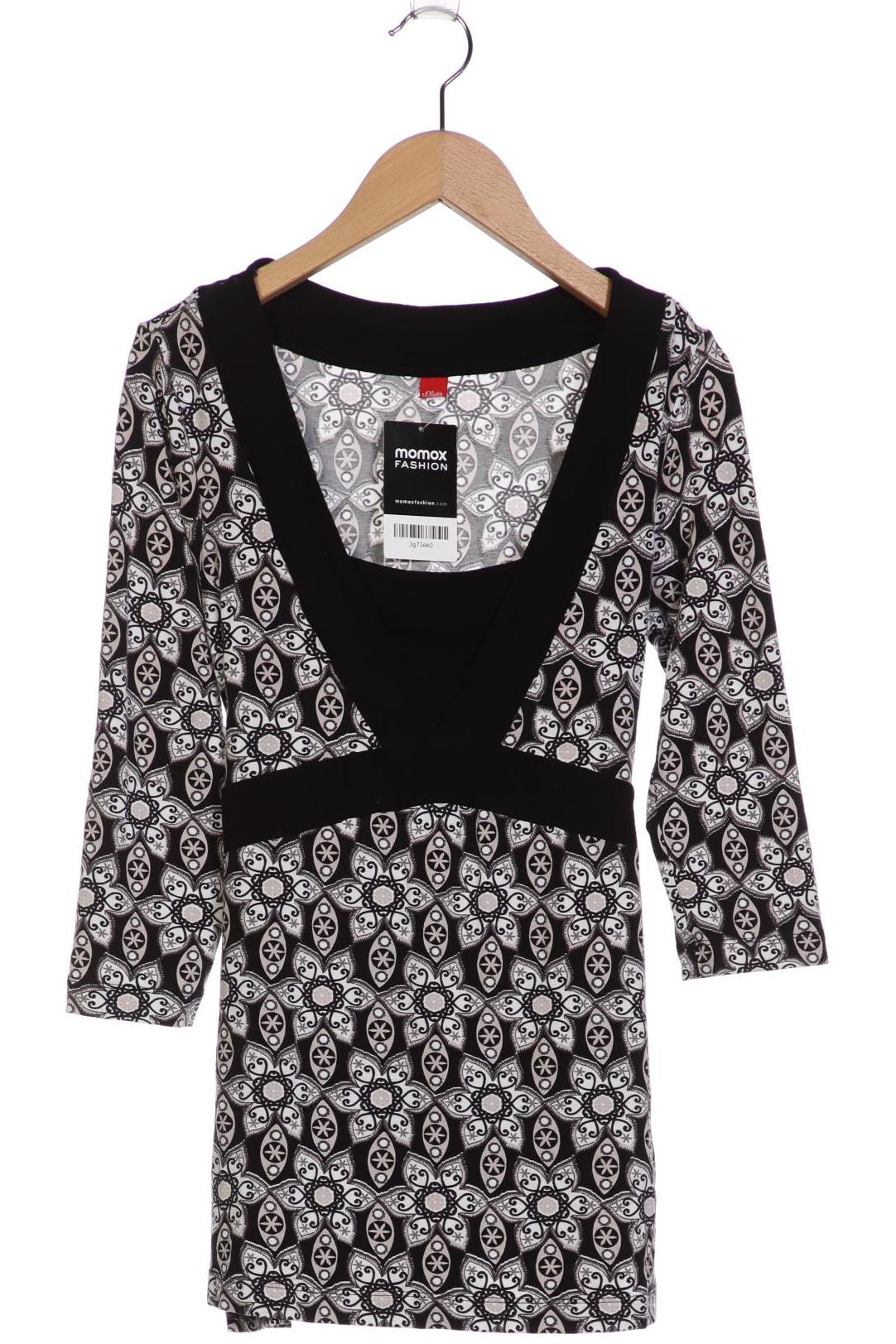

s.Oliver Damen Langarmshirt, schwarz, Gr. 36