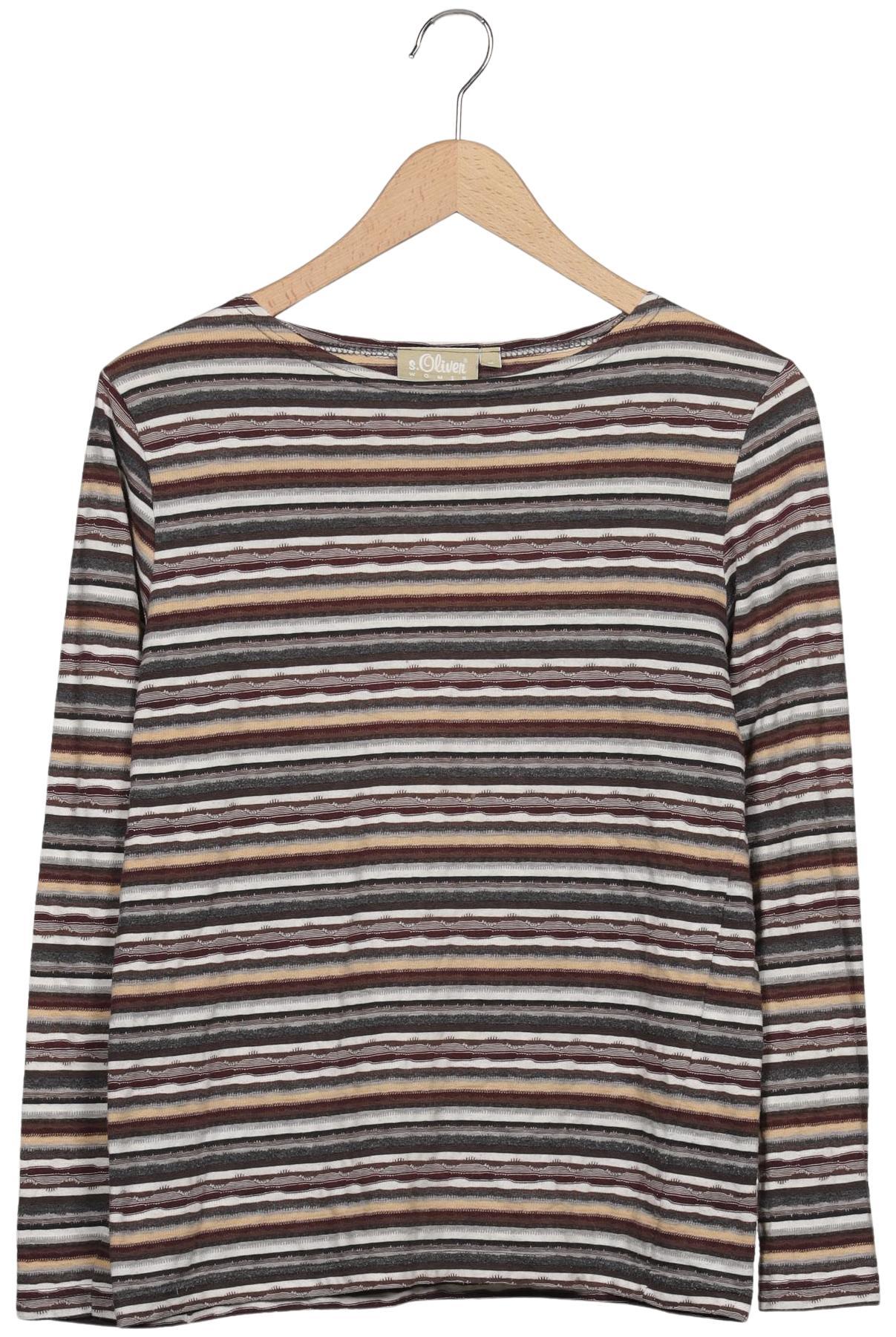 

s.Oliver Damen Langarmshirt, mehrfarbig, Gr. 38