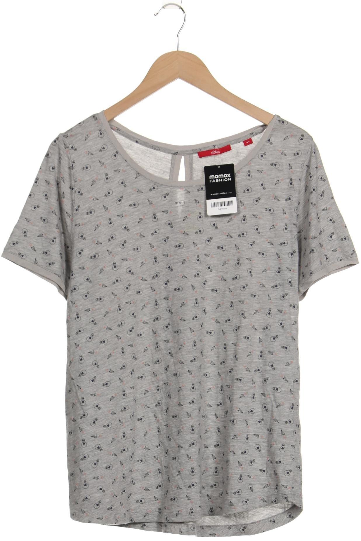 

s.Oliver Damen T-Shirt, grau, Gr. 44