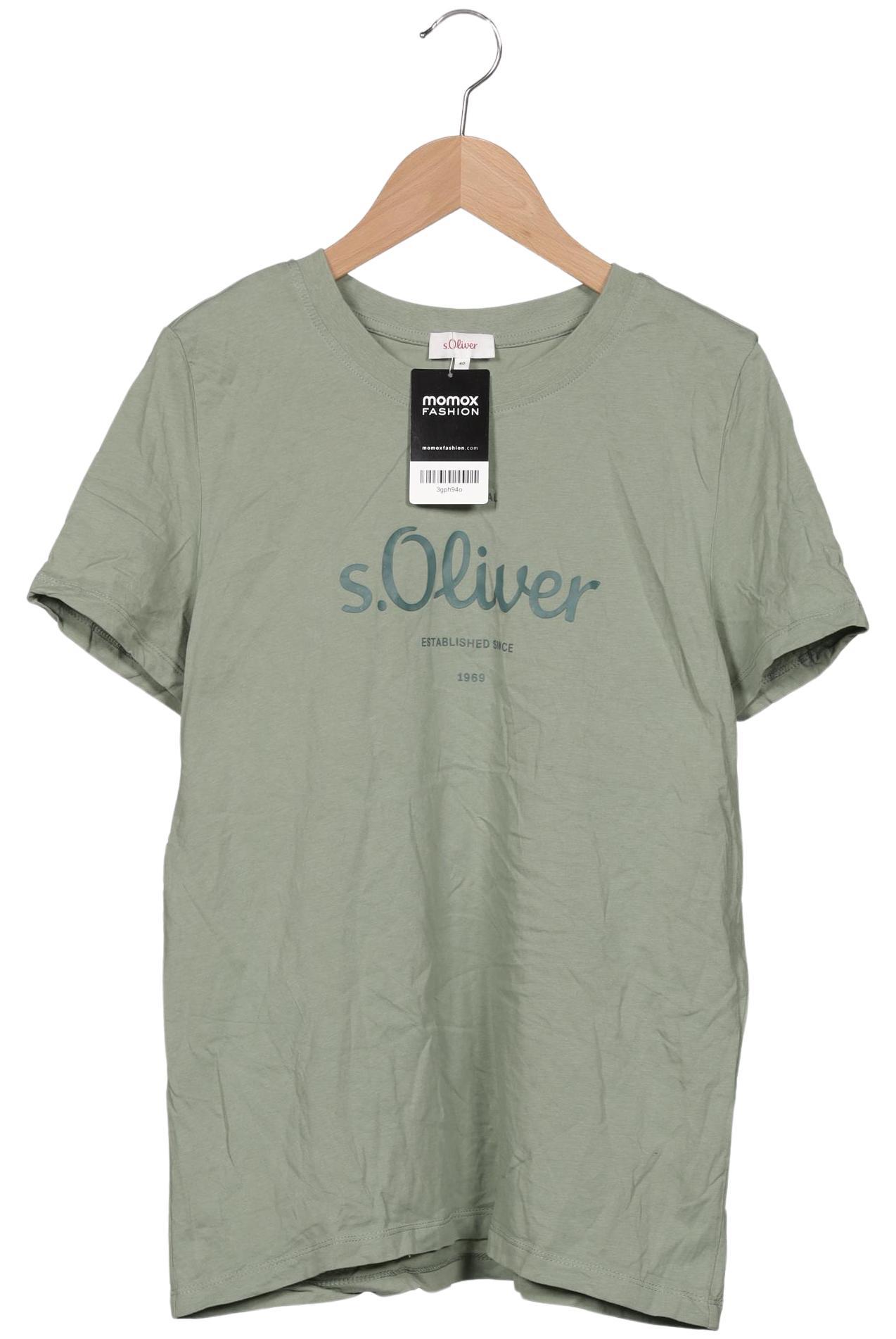

s.Oliver Damen T-Shirt, hellgrün, Gr. 40