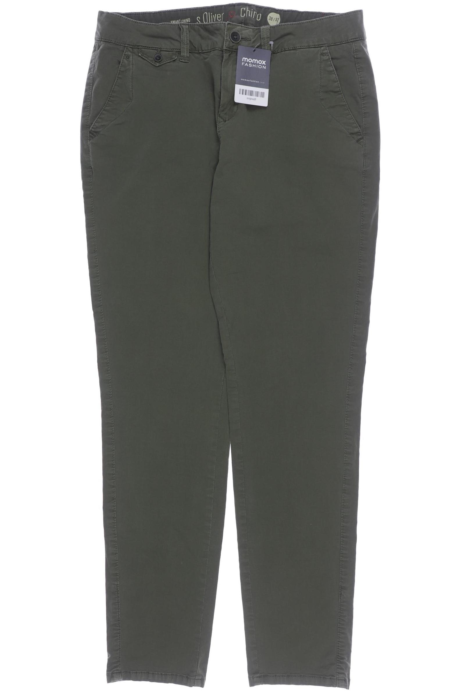 

s.Oliver Damen Stoffhose, grün, Gr. 38