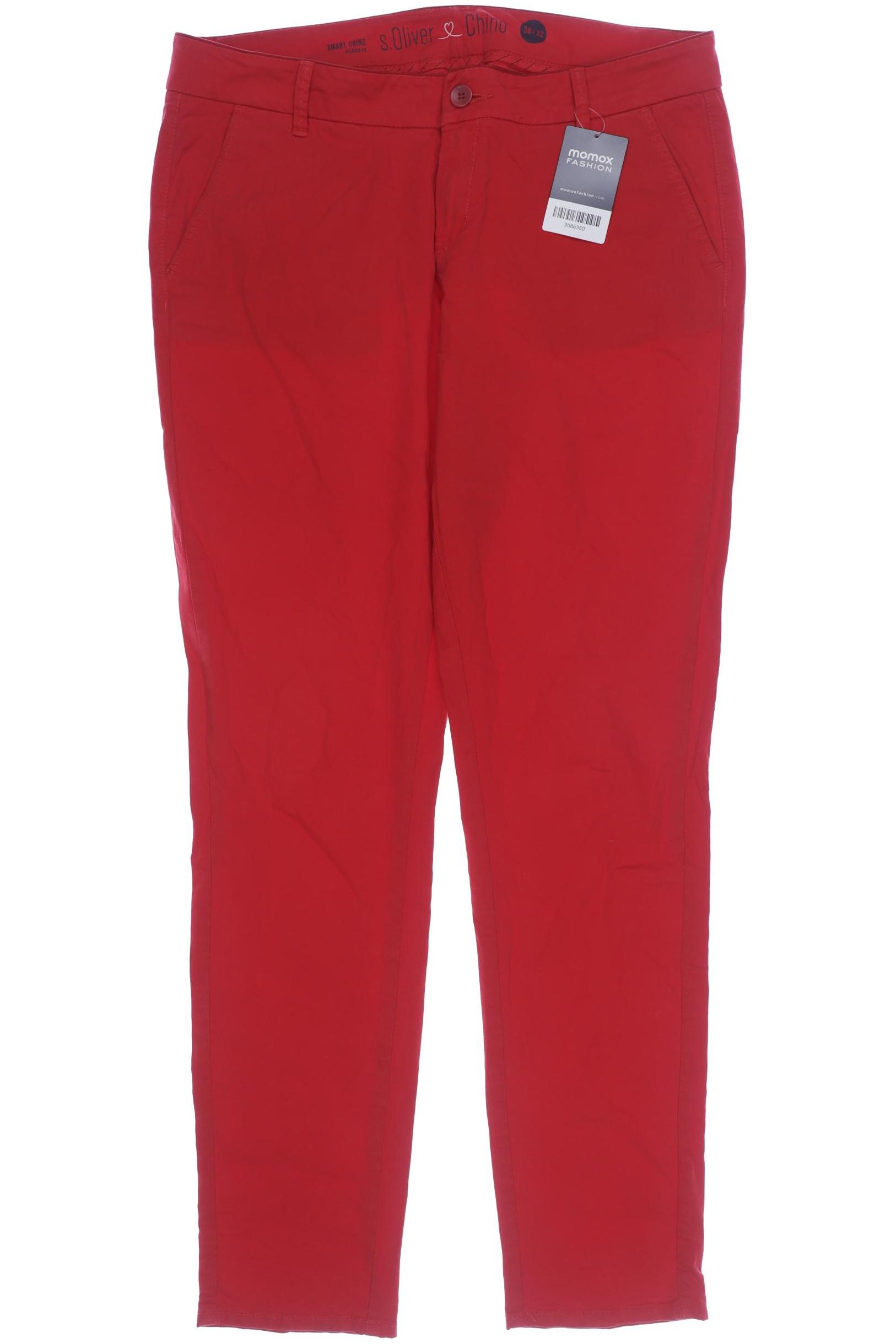 

s.Oliver Damen Stoffhose, rot