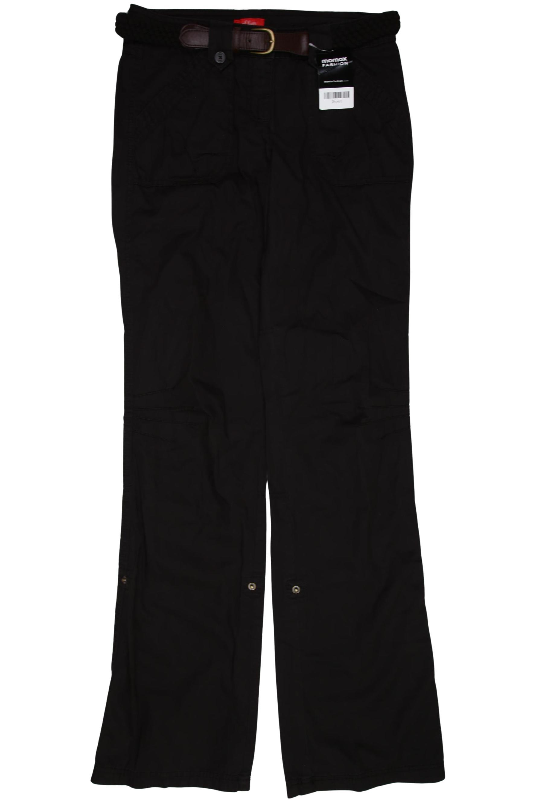 

s.Oliver Damen Stoffhose, schwarz, Gr. 34