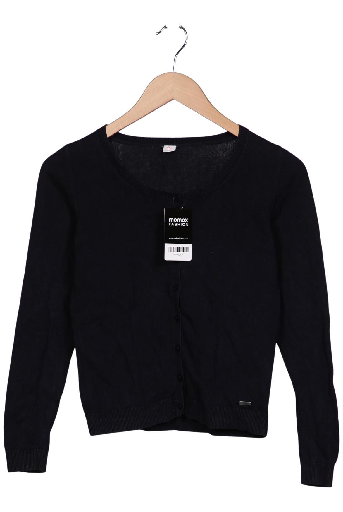 

s.Oliver Damen Strickjacke, marineblau, Gr. 34