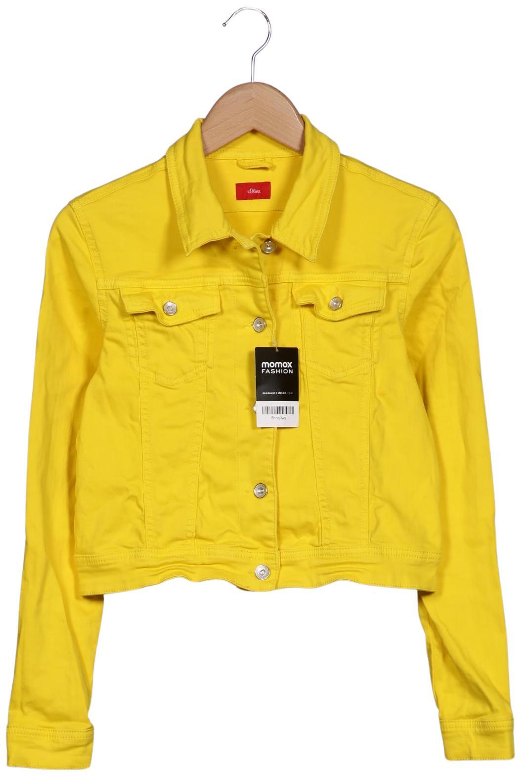 

s.Oliver Damen Jacke, gelb, Gr. 34