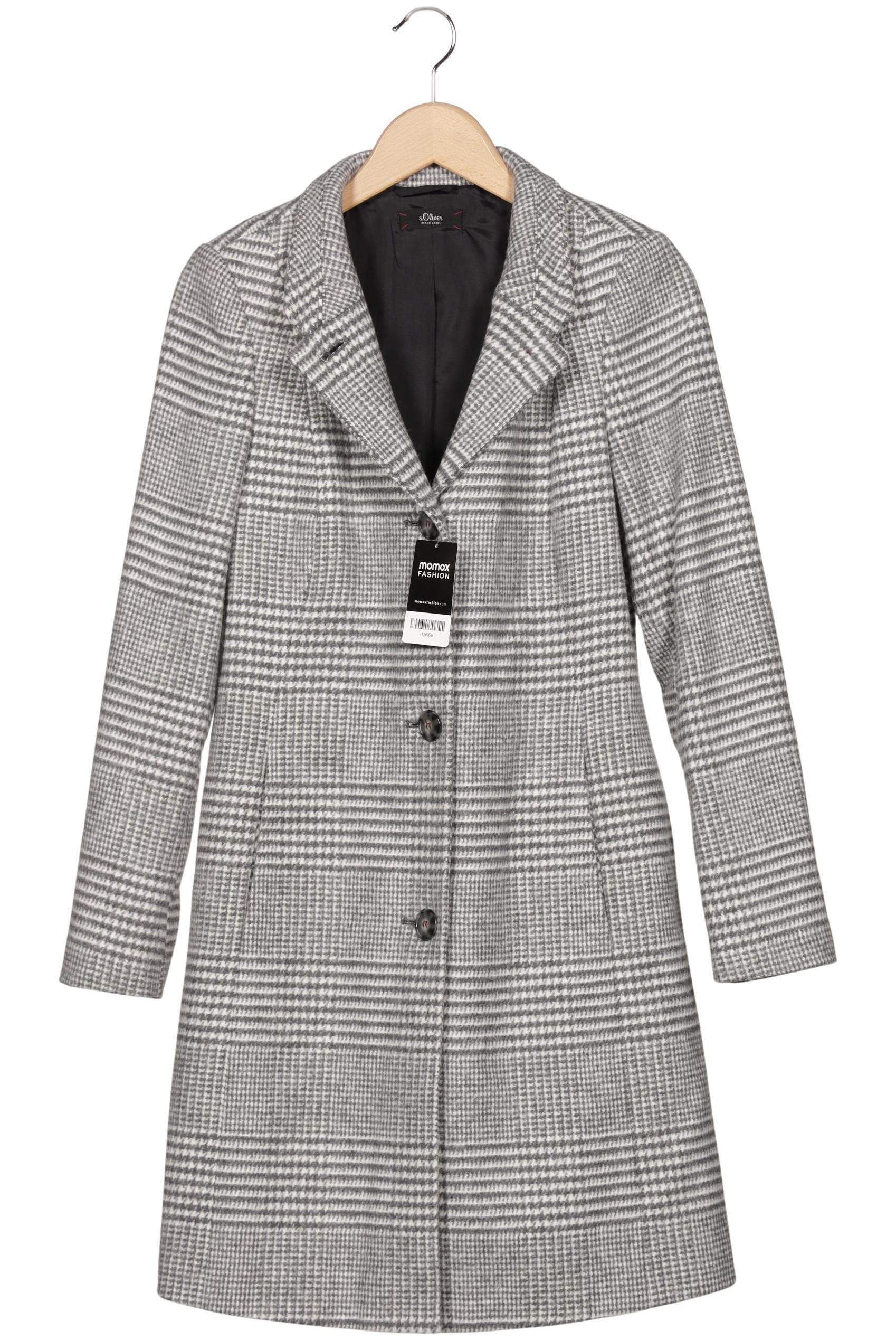 

s.Oliver Damen Mantel, grau, Gr. 34