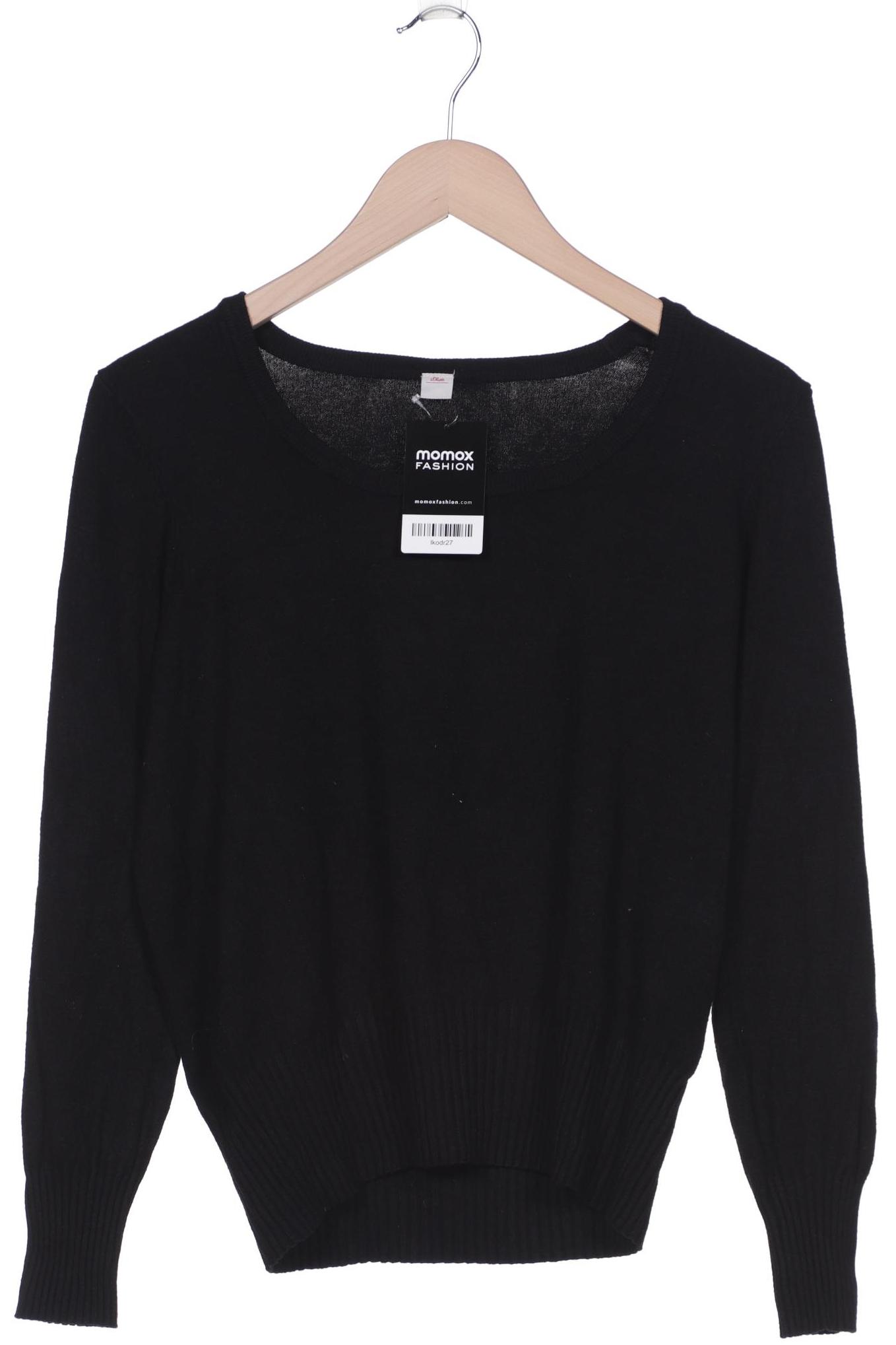 

s.Oliver Damen Pullover, schwarz, Gr. 44