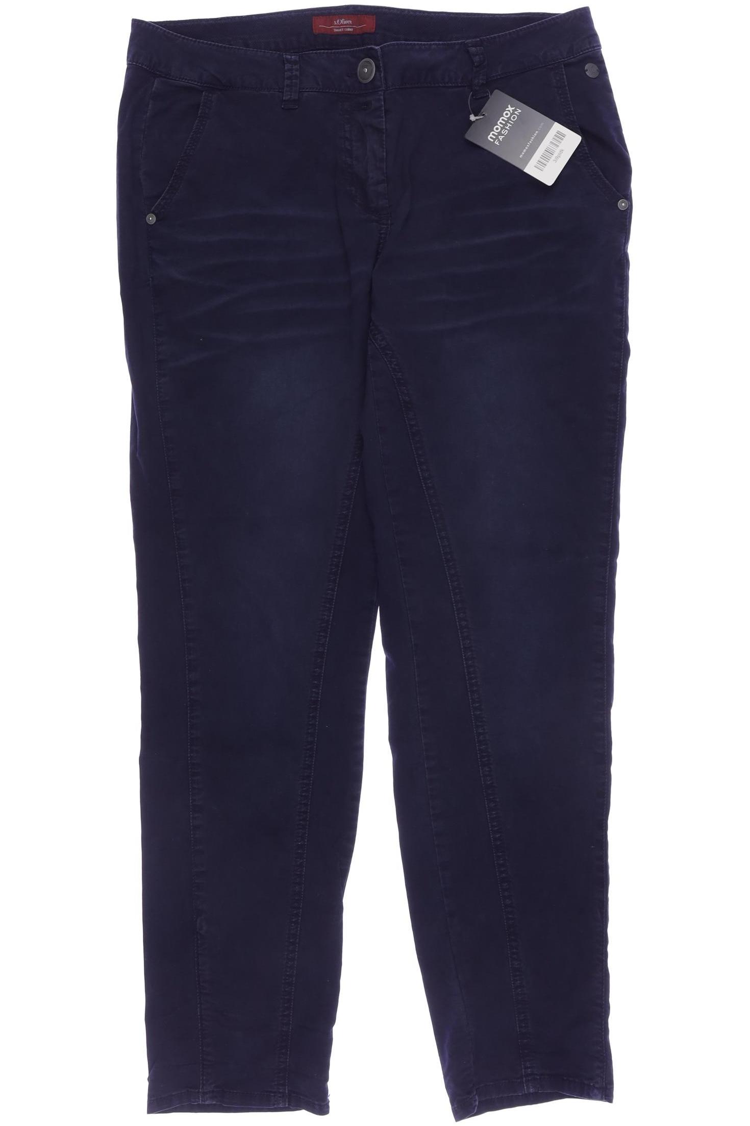 

s.Oliver Damen Stoffhose, marineblau, Gr. 36