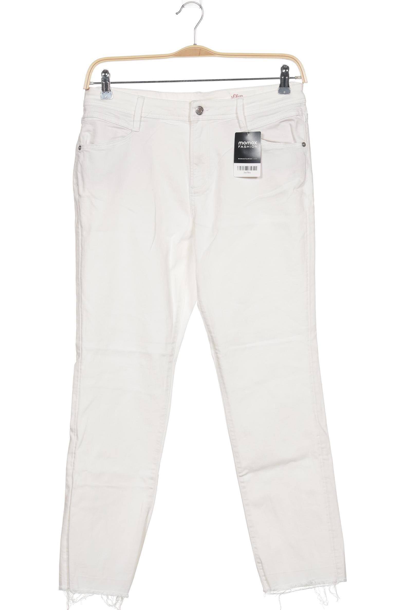 

s.Oliver Damen Jeans, weiß, Gr. 40