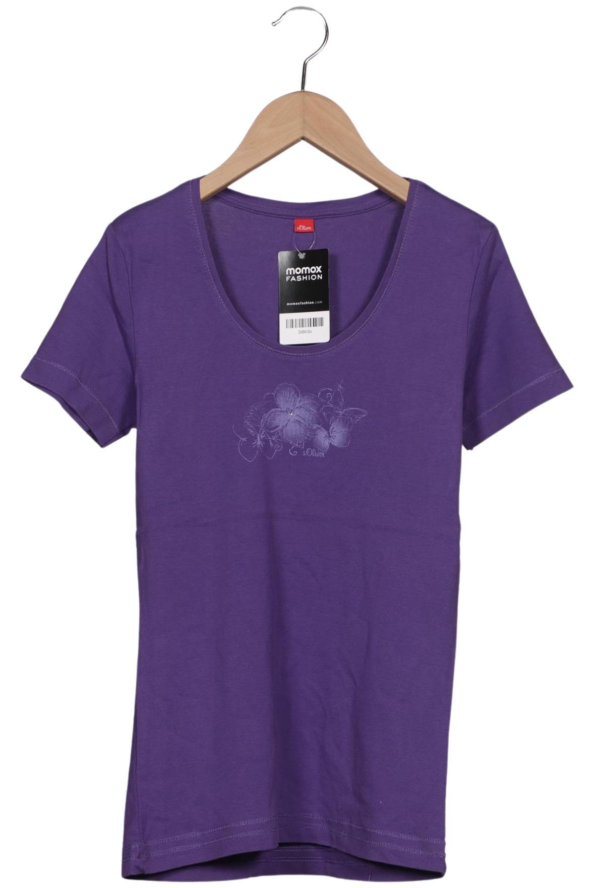 

s.Oliver Damen T-Shirt, flieder, Gr. 38