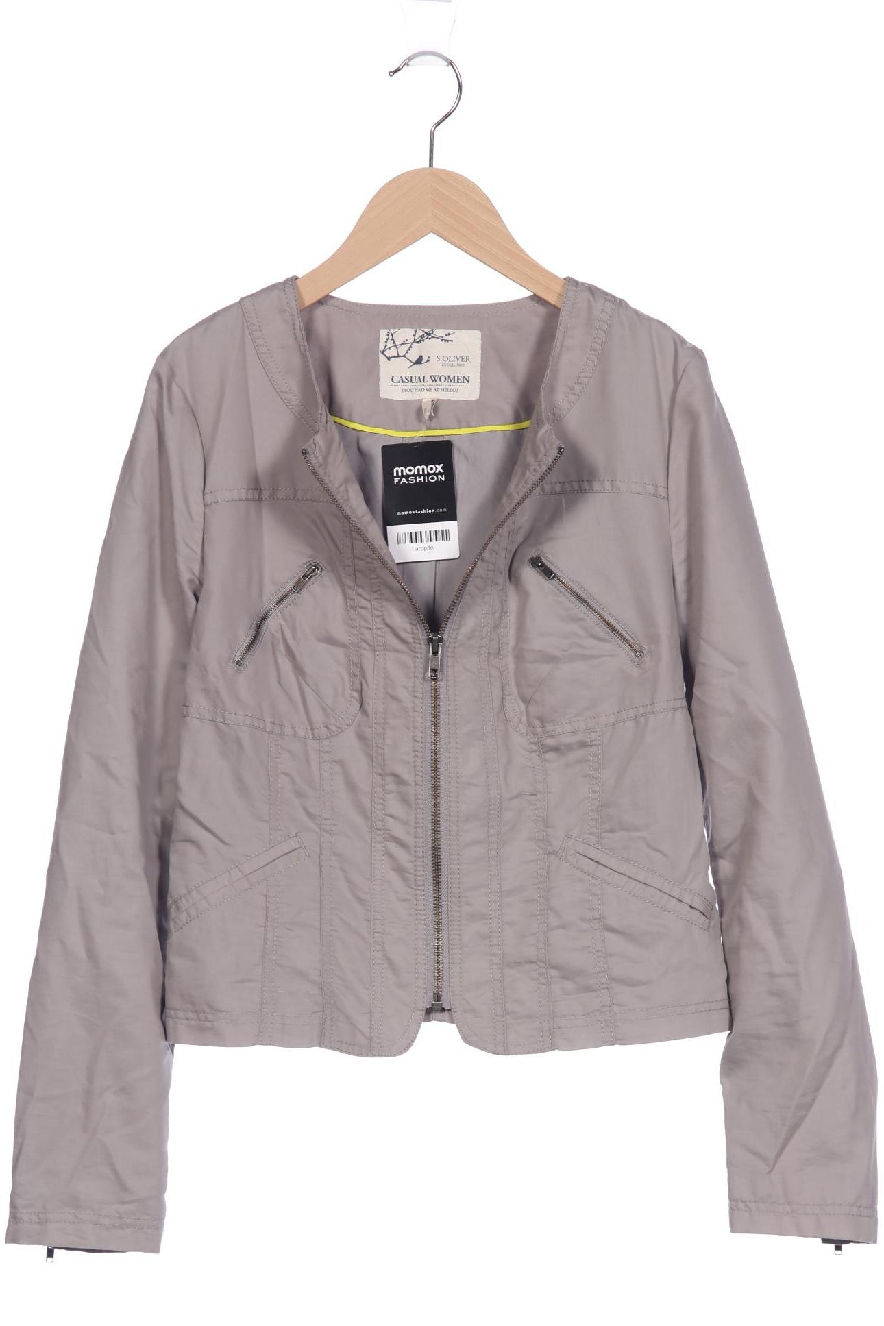 

s.Oliver Damen Jacke, grau, Gr. 38