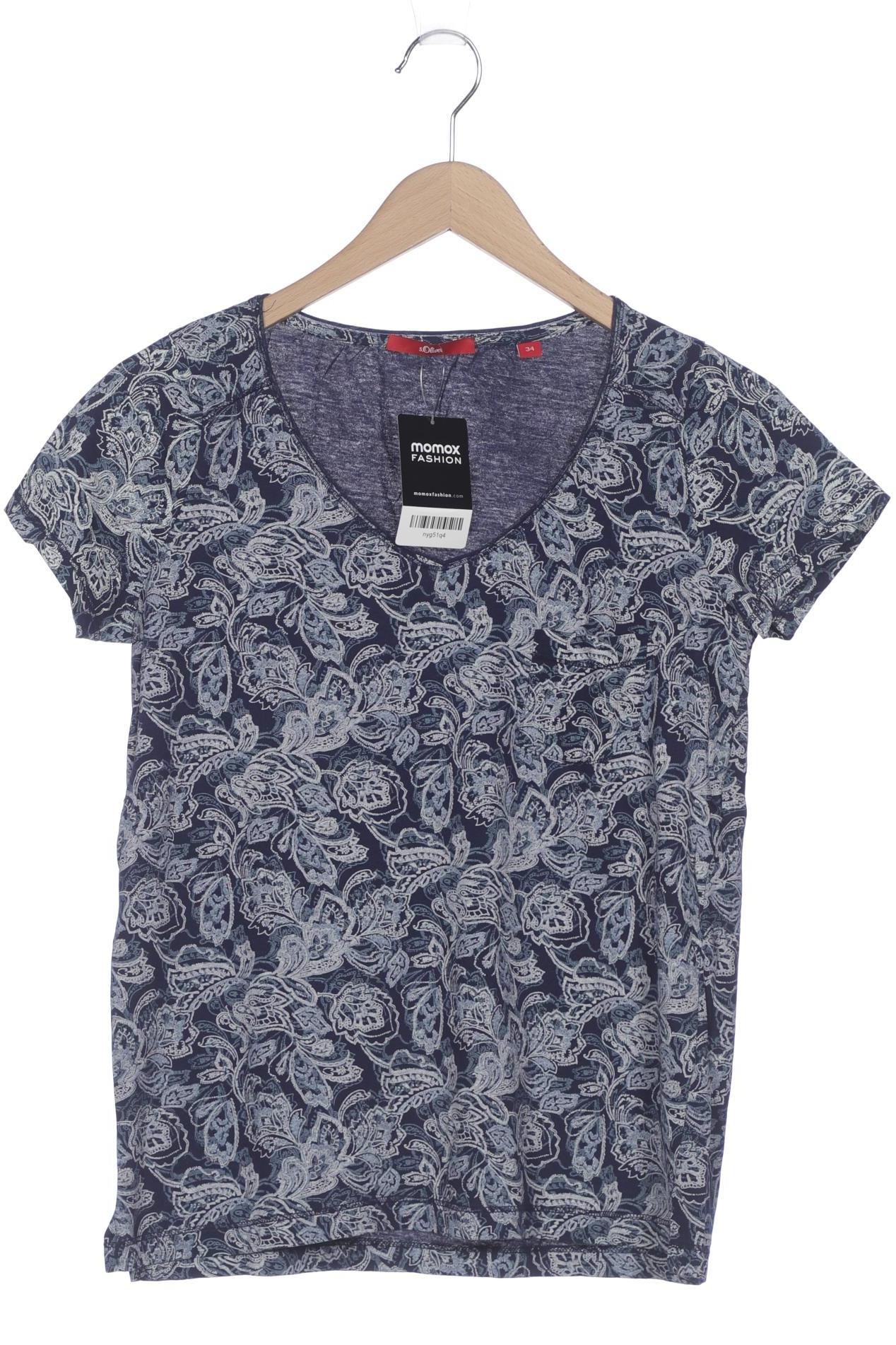

s.Oliver Damen T-Shirt, marineblau, Gr. 34