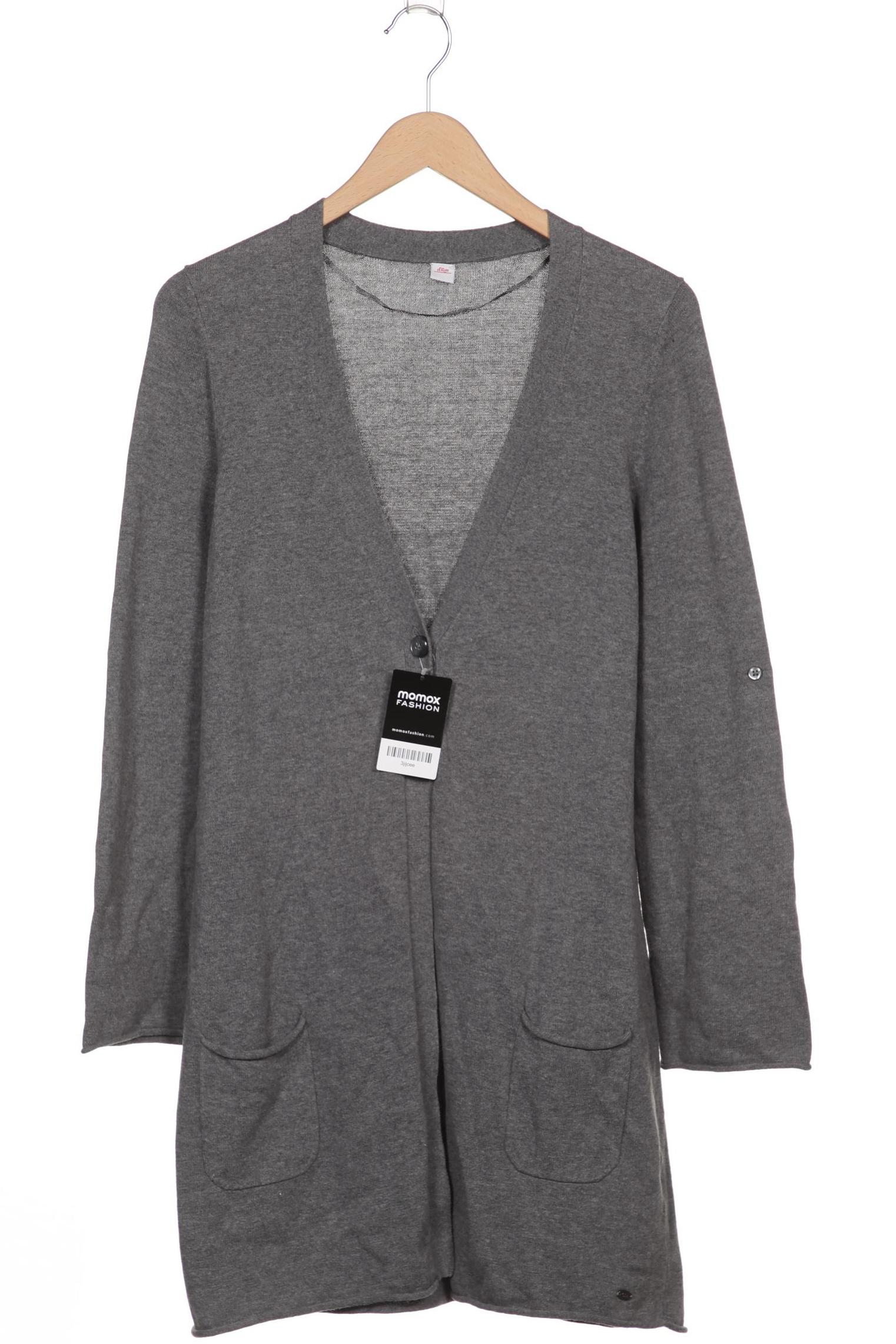 

s.Oliver Damen Strickjacke, grau