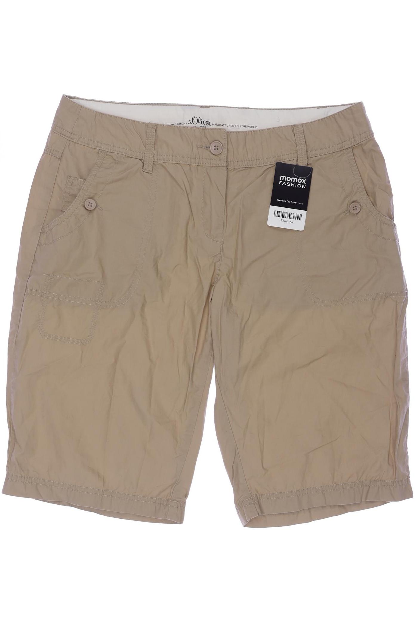 

s.Oliver Damen Shorts, beige, Gr. 40