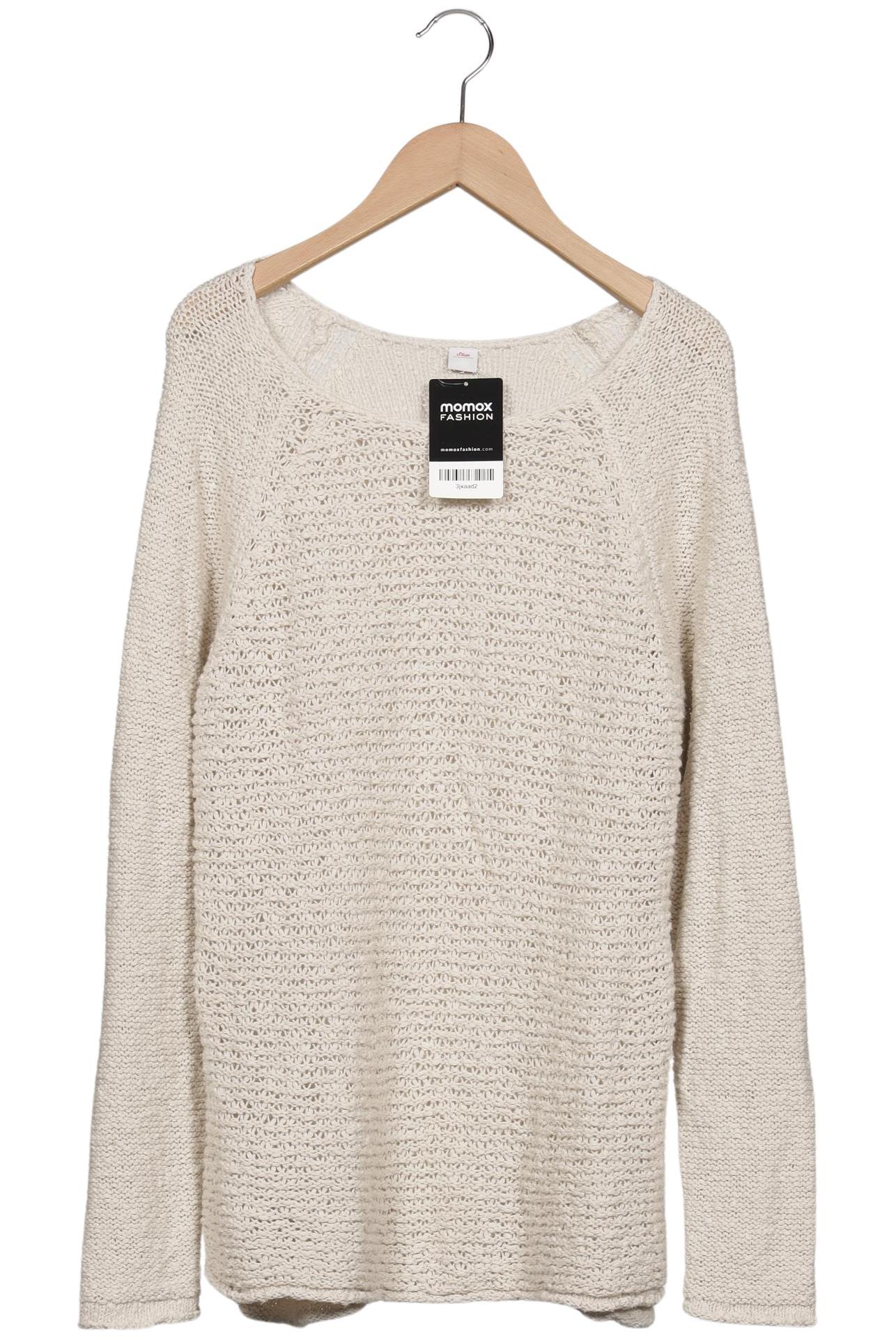 

s.Oliver Damen Pullover, beige, Gr. 40
