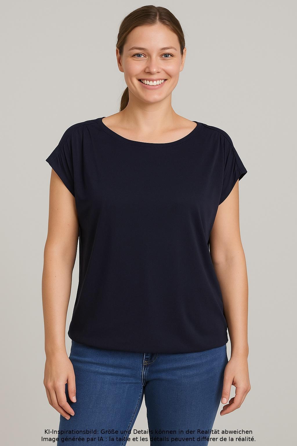 

s.Oliver Damen T-Shirt, marineblau, Gr. 42