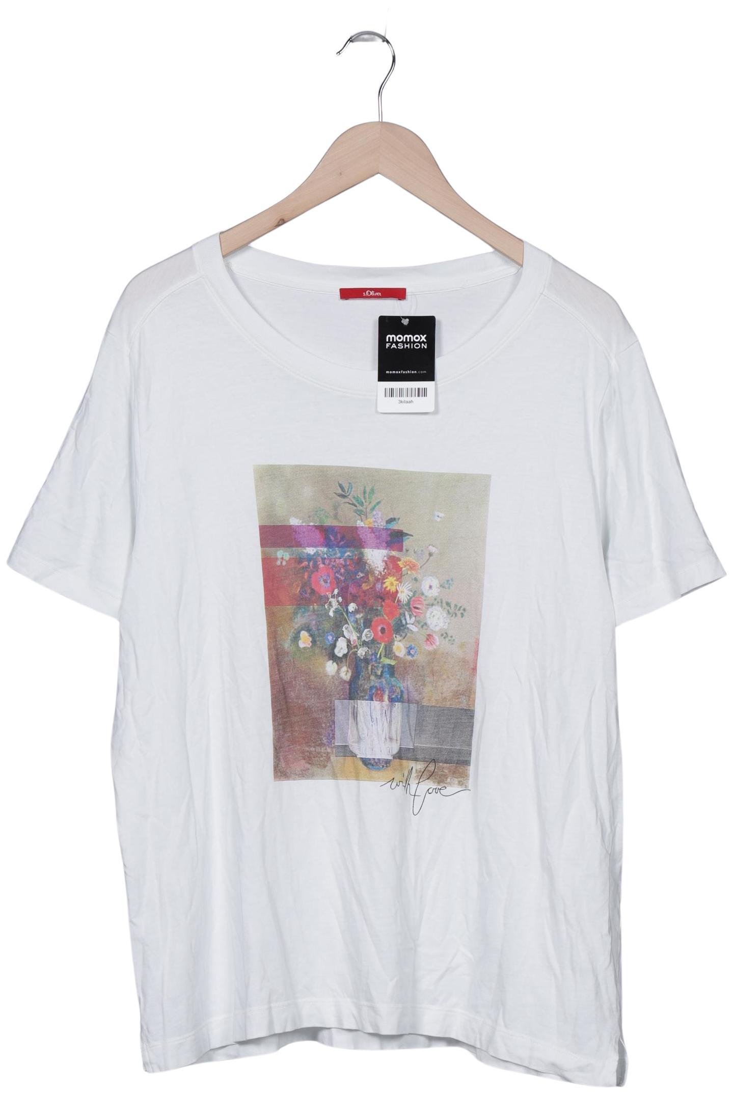 

s.Oliver Damen T-Shirt, weiß, Gr. 44