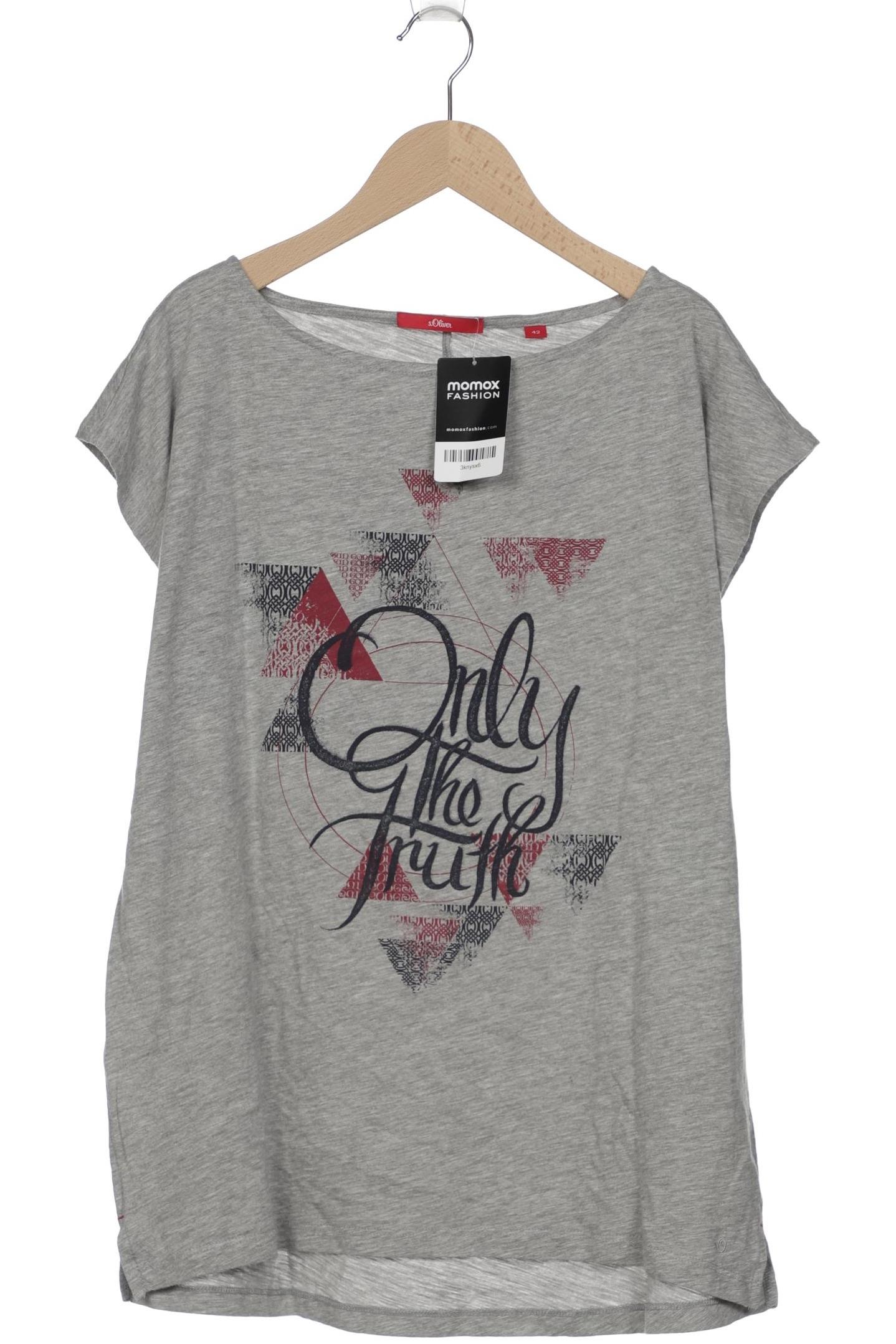 

s.Oliver Damen T-Shirt, grau, Gr. 42