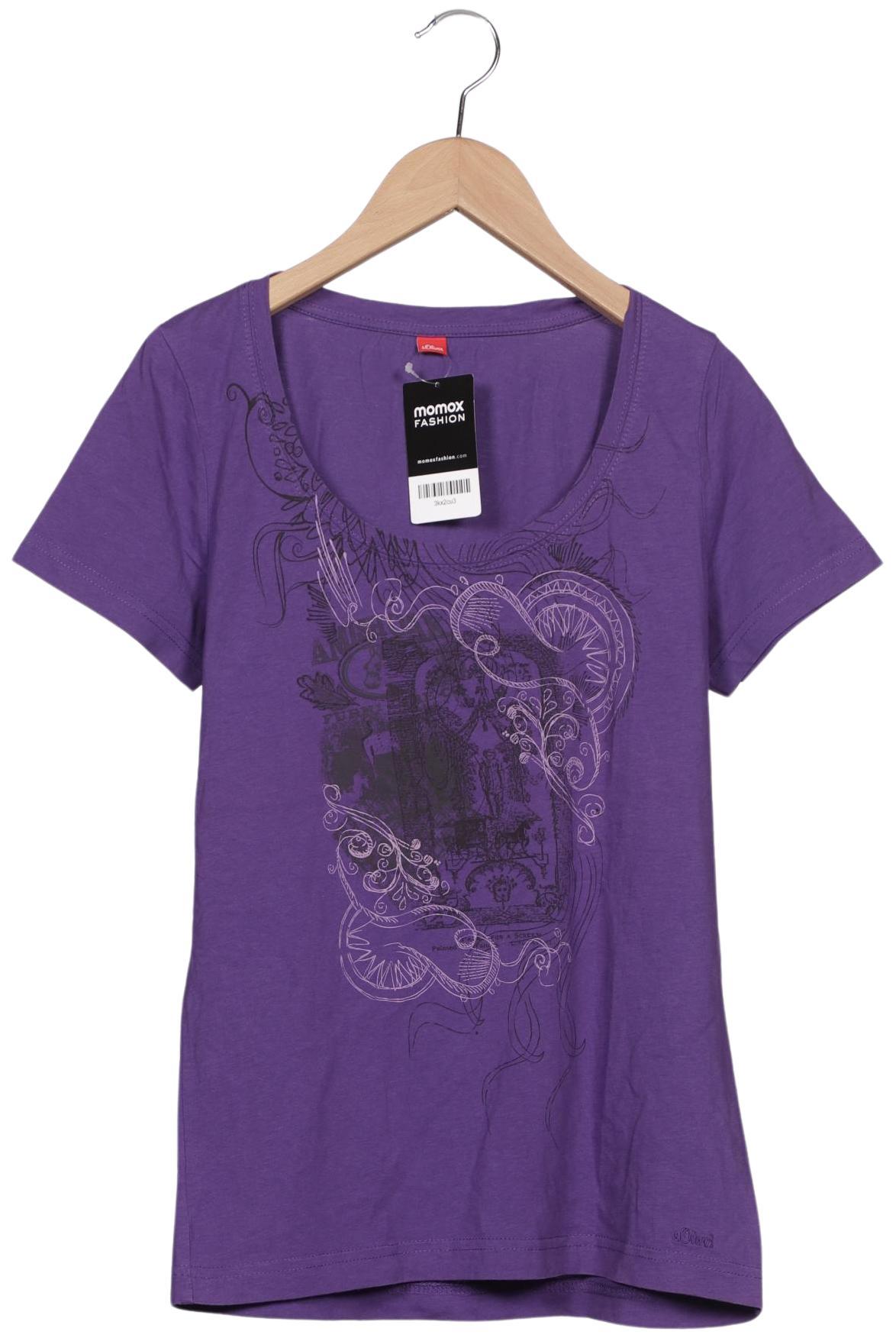 

s.Oliver Damen T-Shirt, flieder, Gr. 38