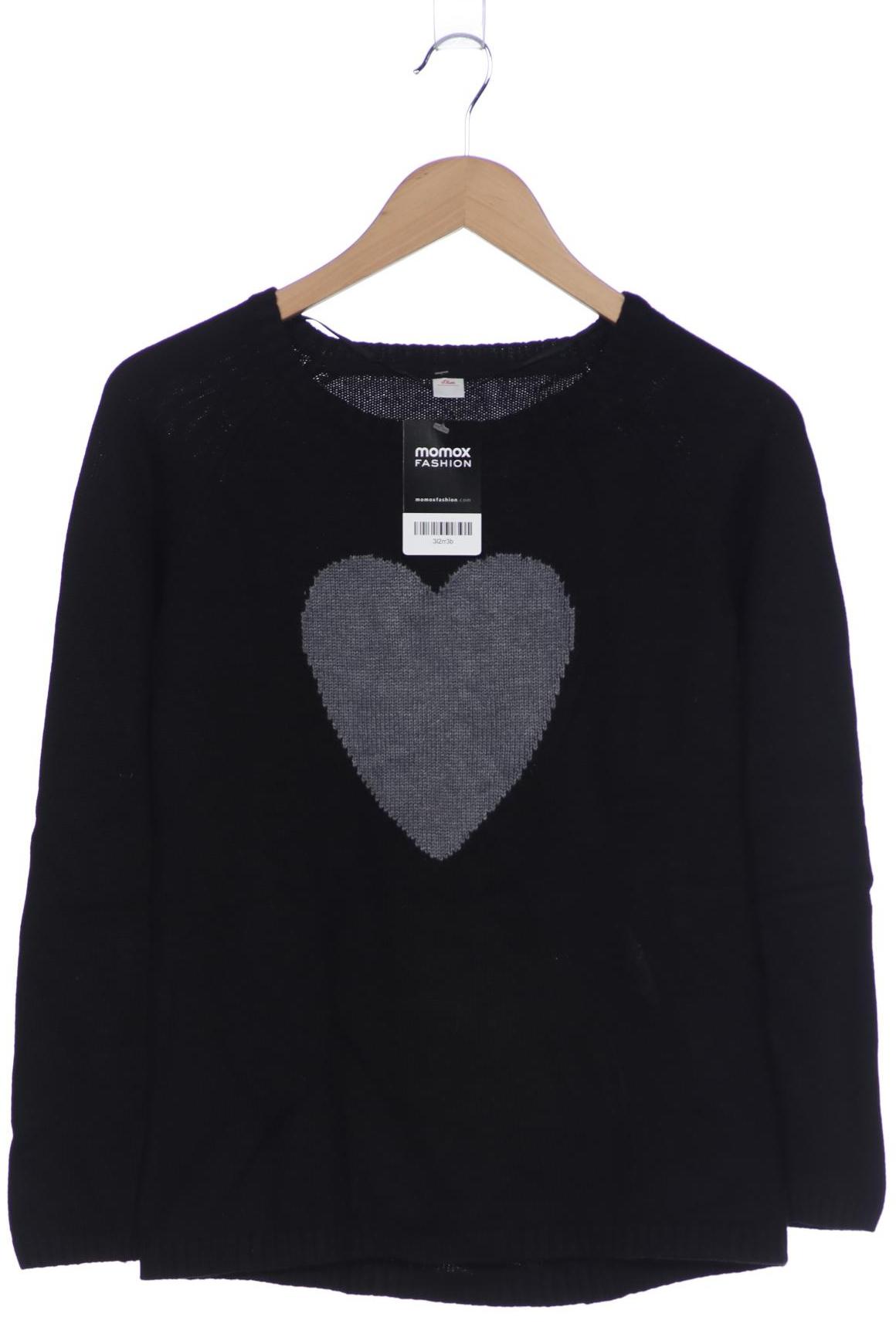 

s.Oliver Damen Pullover, schwarz, Gr. 38