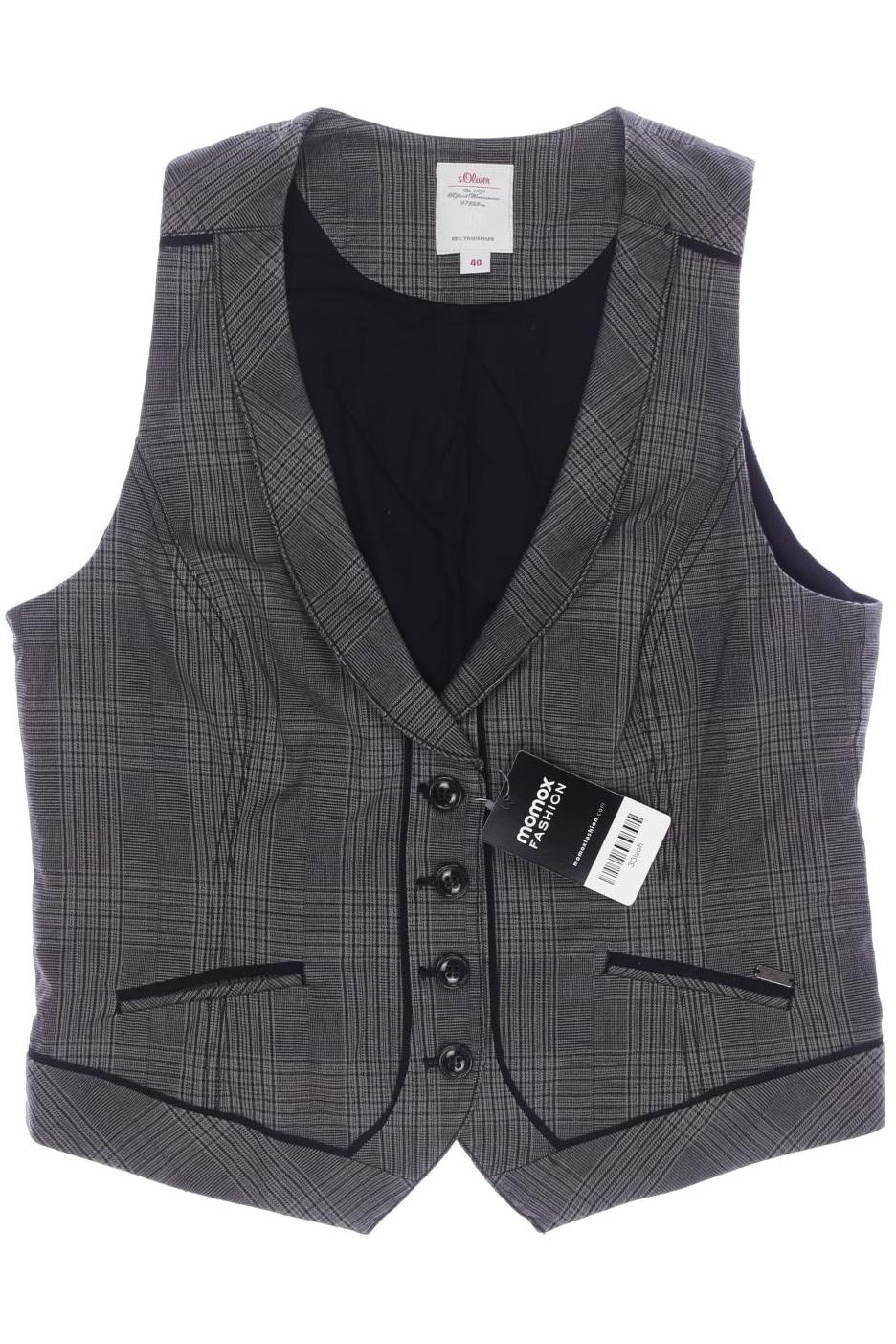 

s.Oliver Damen Weste, grau, Gr. 40