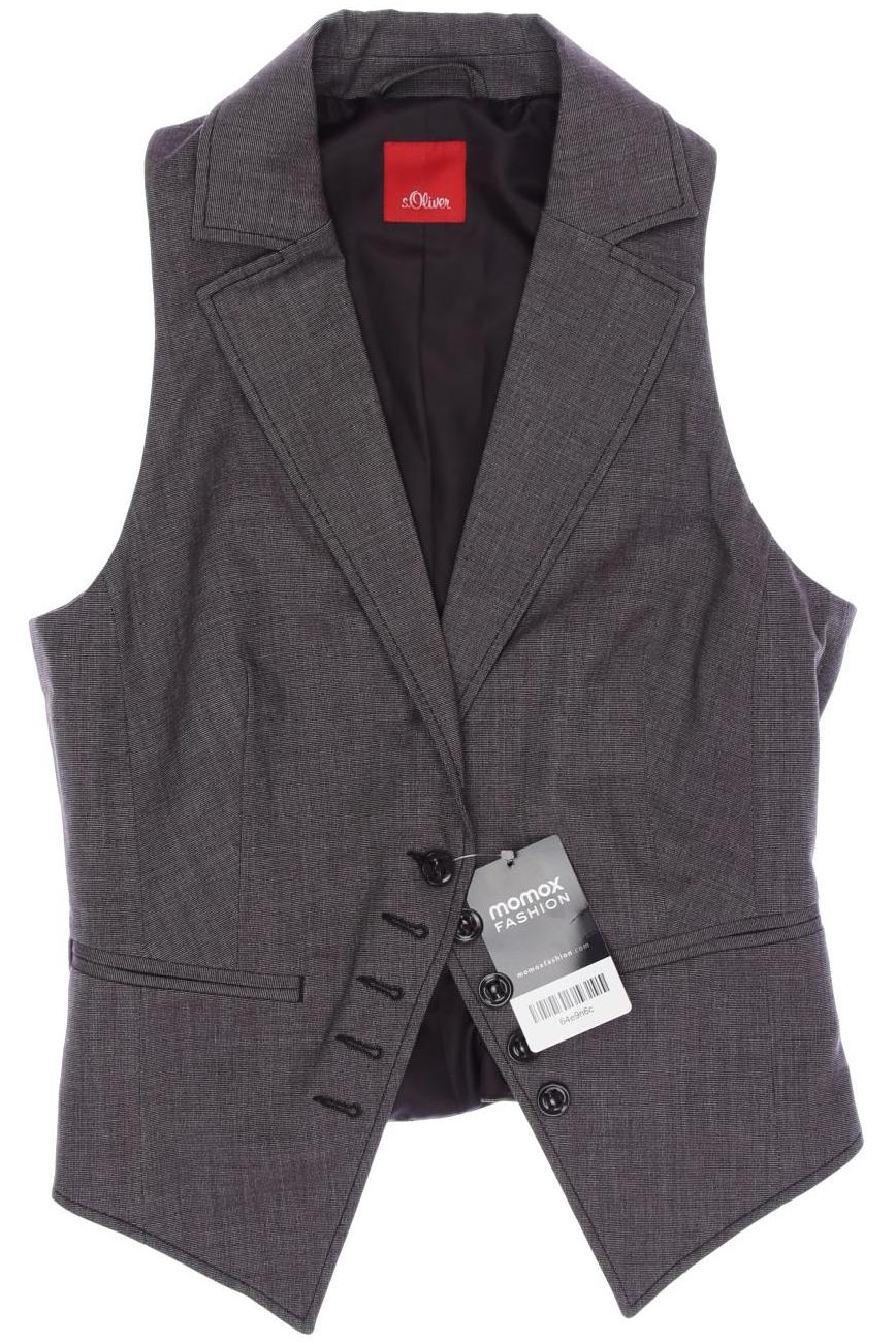 

s.Oliver Damen Weste, braun, Gr. 34