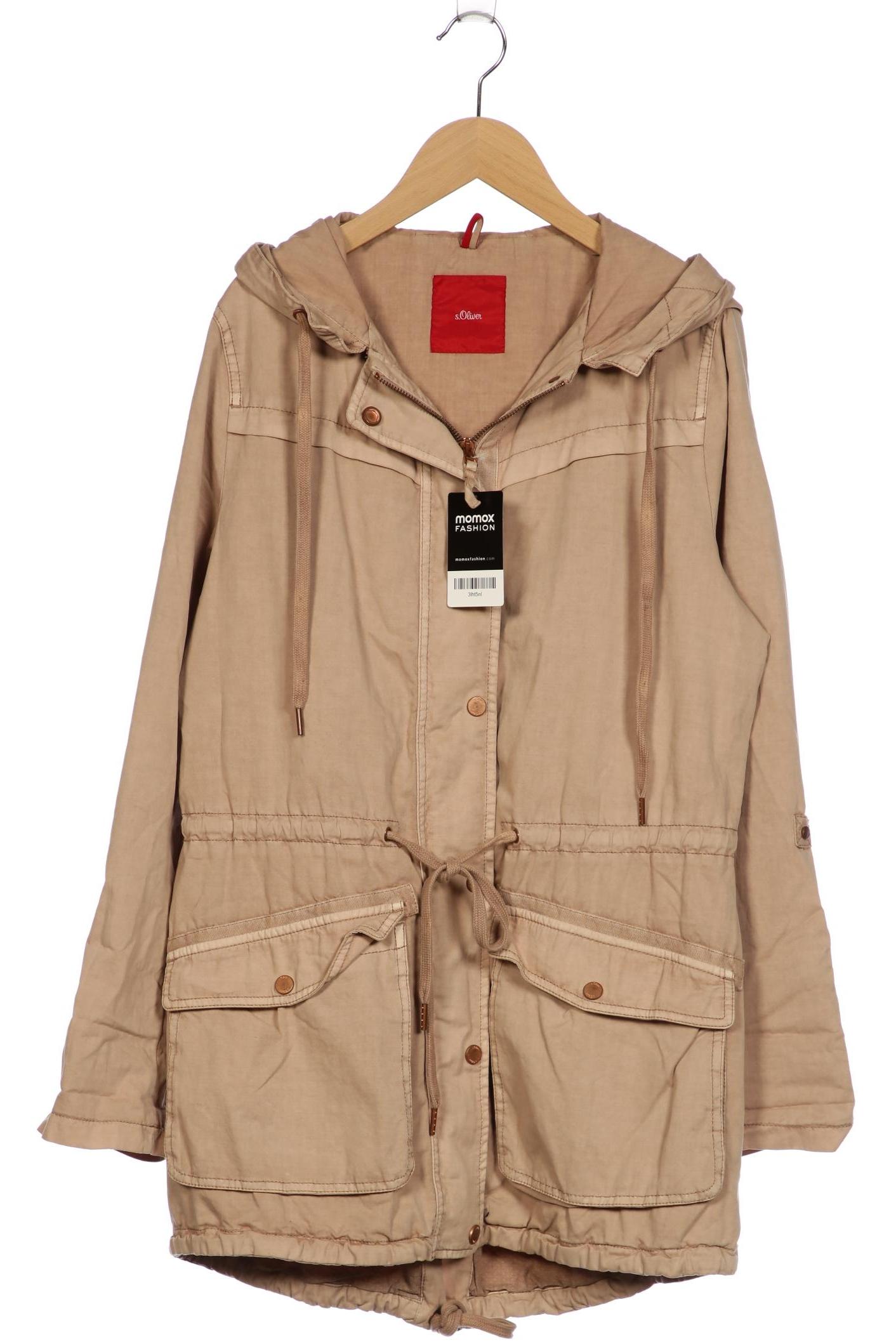 

s.Oliver Damen Mantel, beige, Gr. 40
