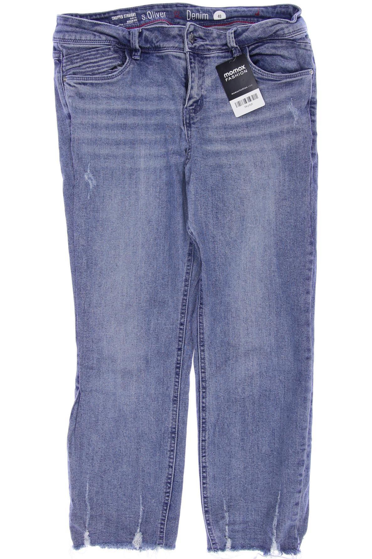 

s.Oliver Damen Jeans, blau