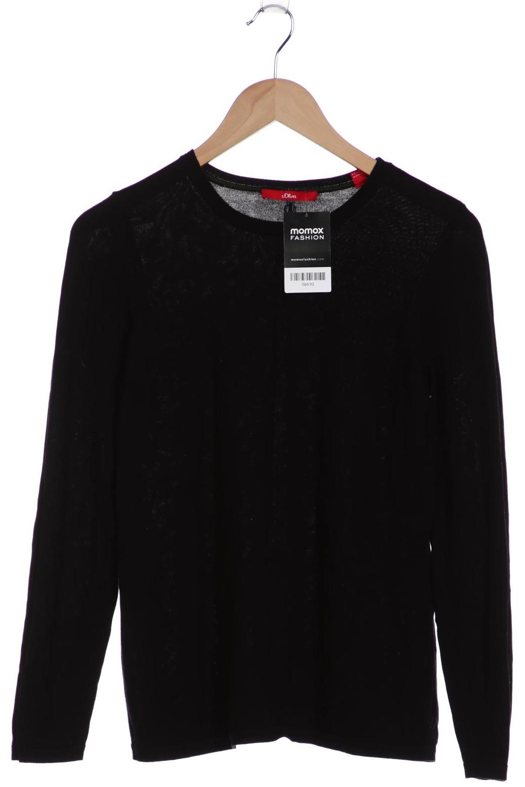

s.Oliver Damen Pullover, schwarz, Gr. 38