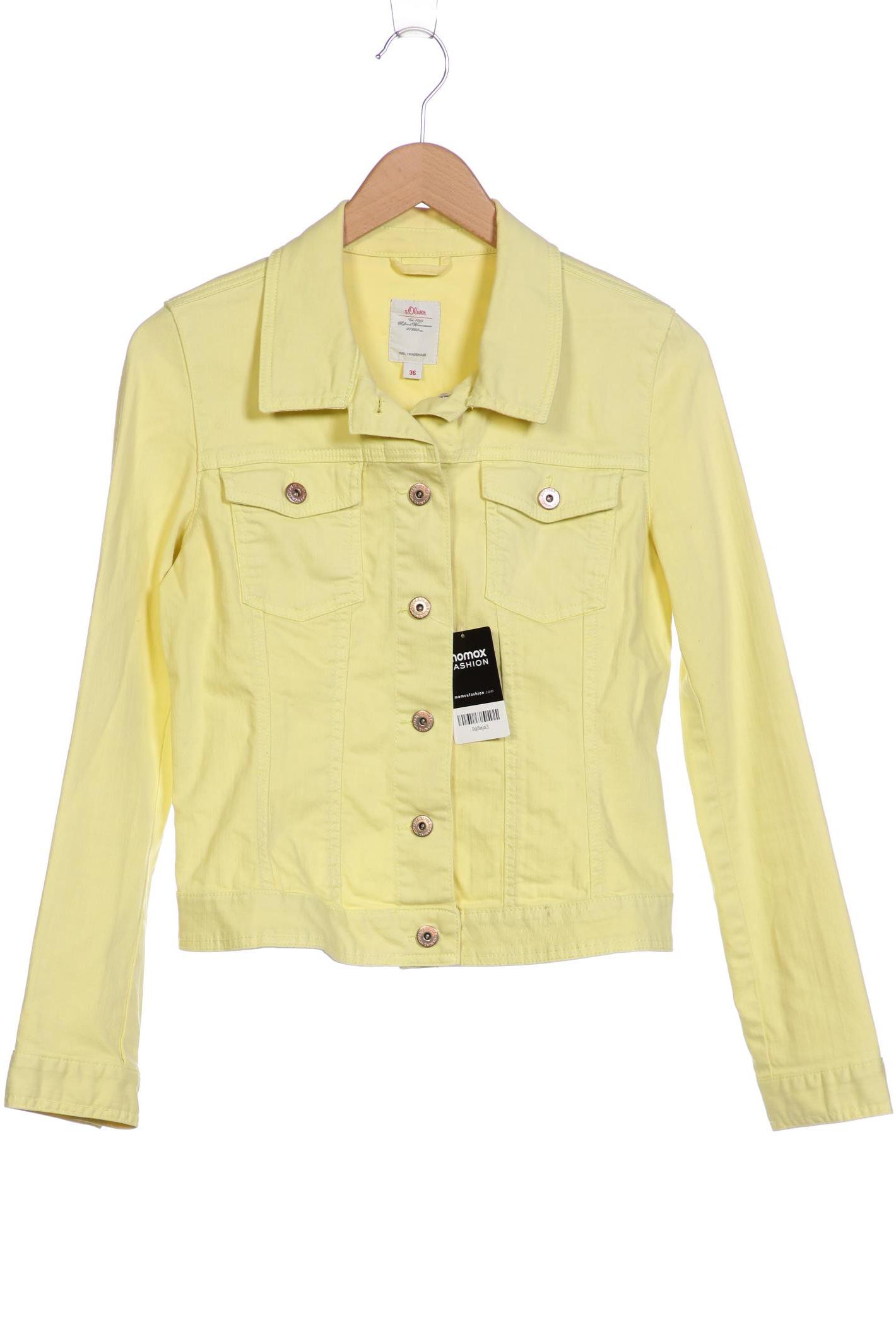 

s.Oliver Damen Jacke, gelb, Gr. 36